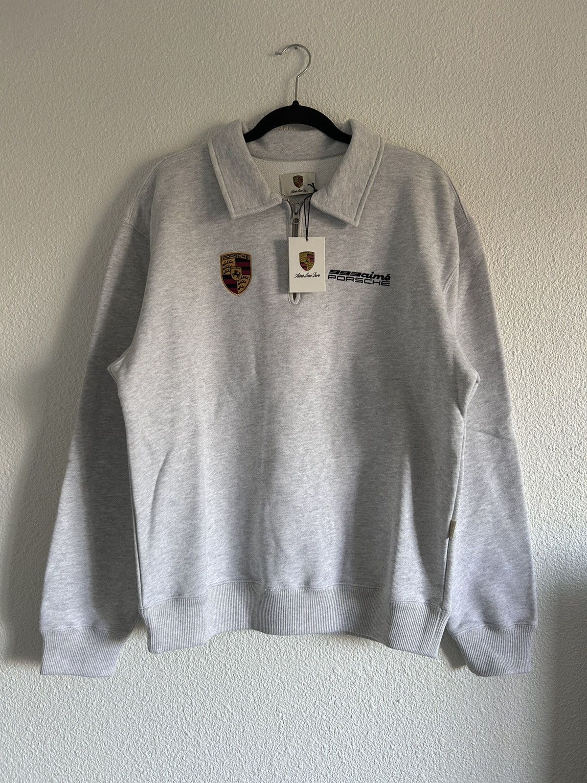 Aime Leon Dore × Porsche Design Aimé leon dore / Porsche 993 Quarter Zip Pullover Size US L / EU 52-54 / 3 - 1 Thumbnail
