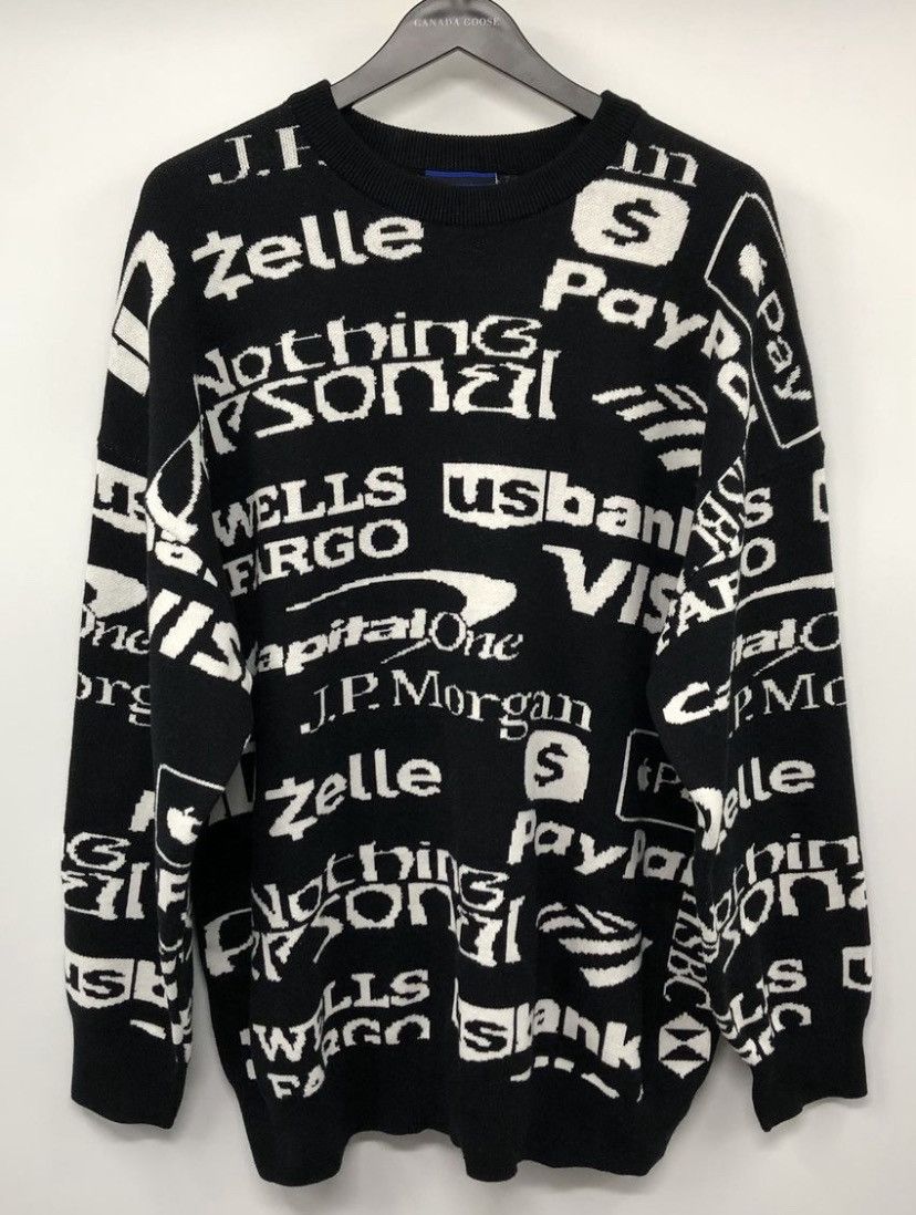 Nothing Personal Nothing Personal Bank Knit Sweater size Large Size US L / EU 52-54 / 3 - 1 Thumbnail