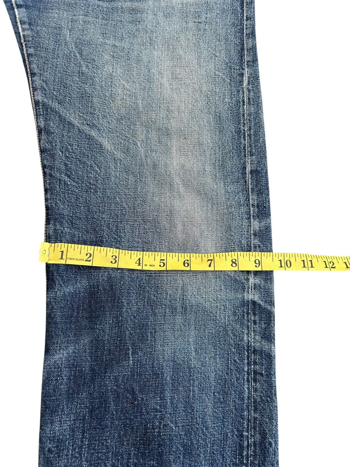 Evisu Vintage Evisu Selvedge Distressed Repair Denim Jeans Size US 33 - 23 Thumbnail