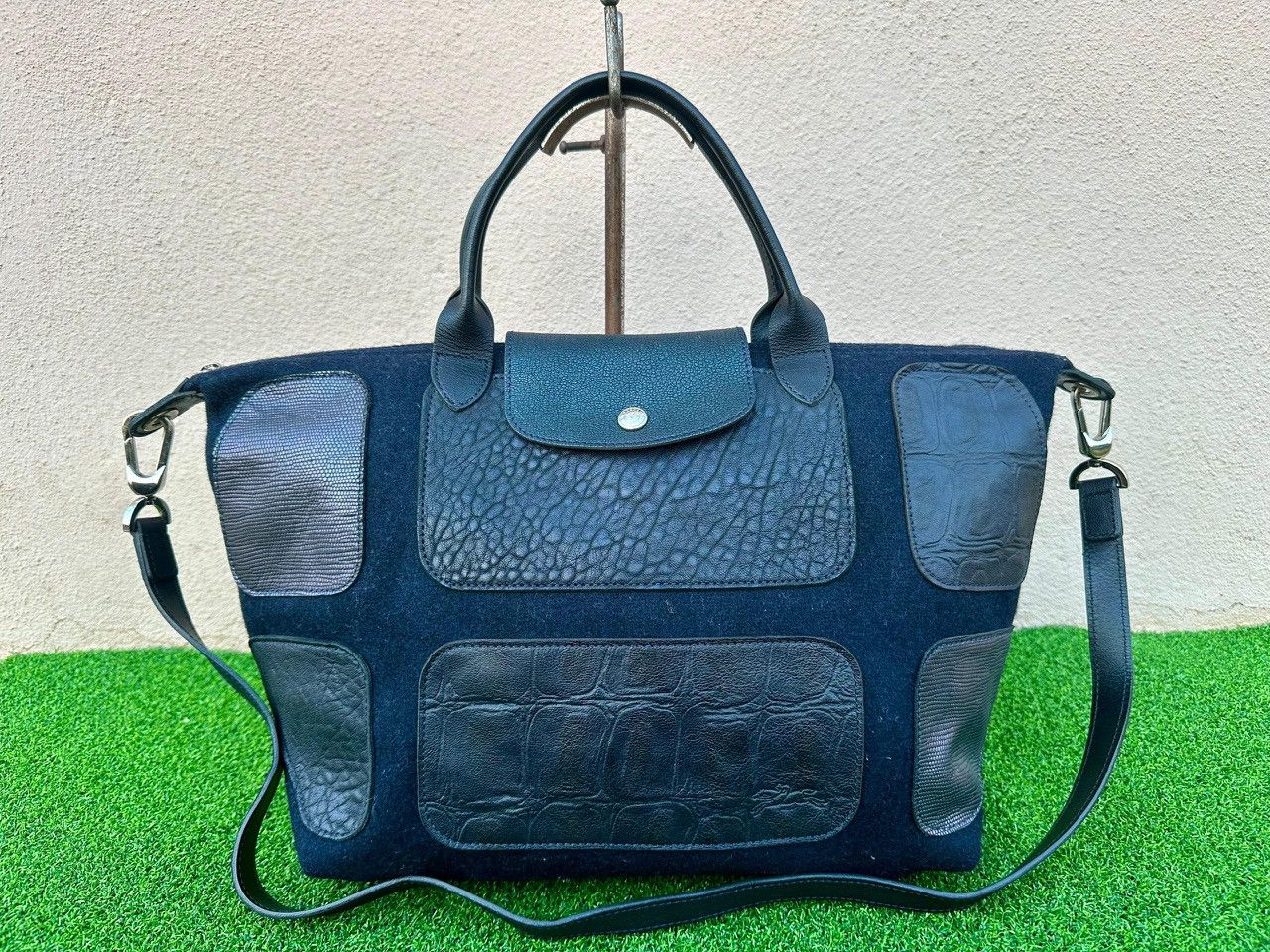 Longchamp Authentic Longchamp Le Pliage Patchwork Medium Top Handle Size ONE SIZE - 1 Thumbnail