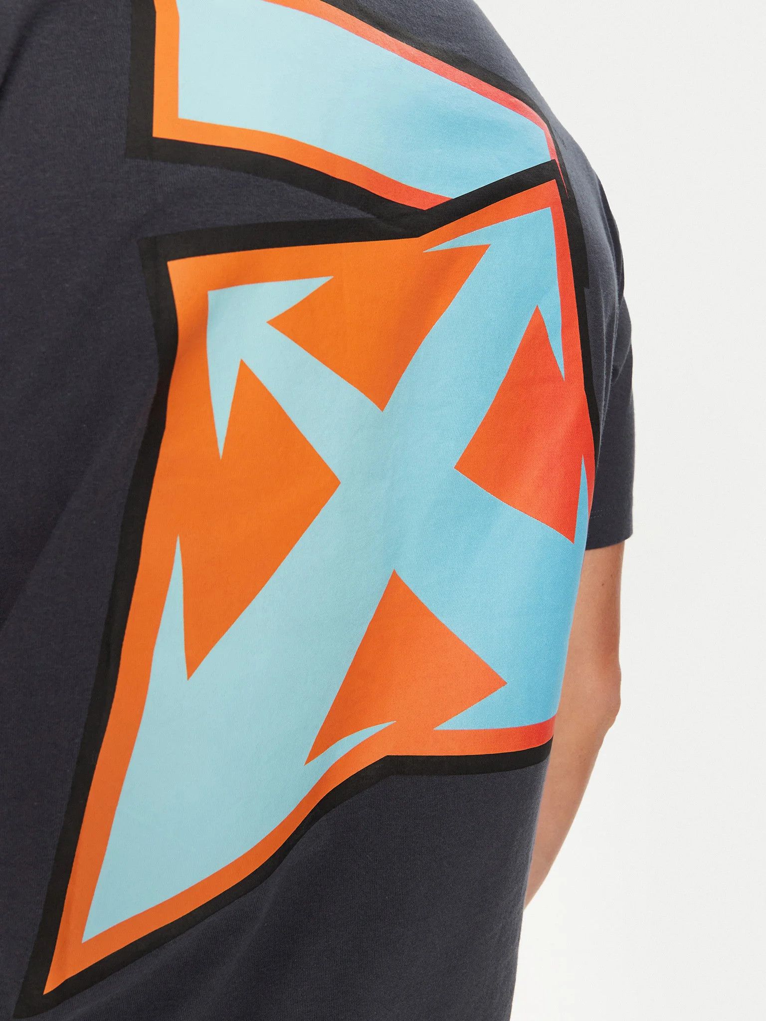 Off-White o1gr1nt1124 Degradé Thund Slim S/S T-Shirt in Outer Space Size US XS / EU 42 / 0 - 5 Thumbnail