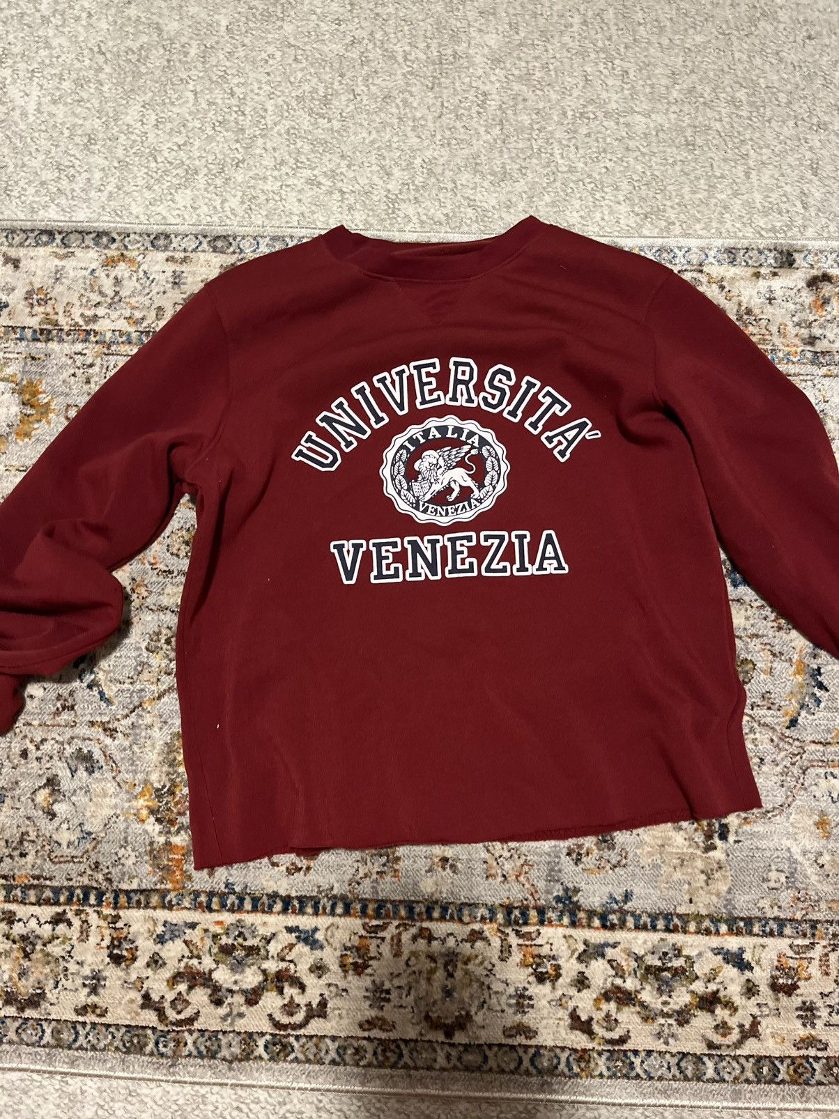 Vintage Universita Venezia Sweatshirt Size US M / EU 48-50 / 2 - 1 Thumbnail
