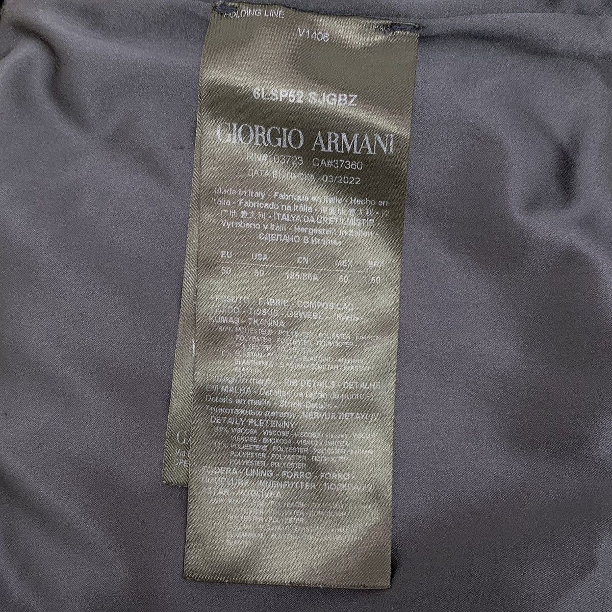 Armani Armani Blue Pocket Zipper Design Velvet Casual Pants K26WX Size US 36 / EU 52 - 7 Thumbnail