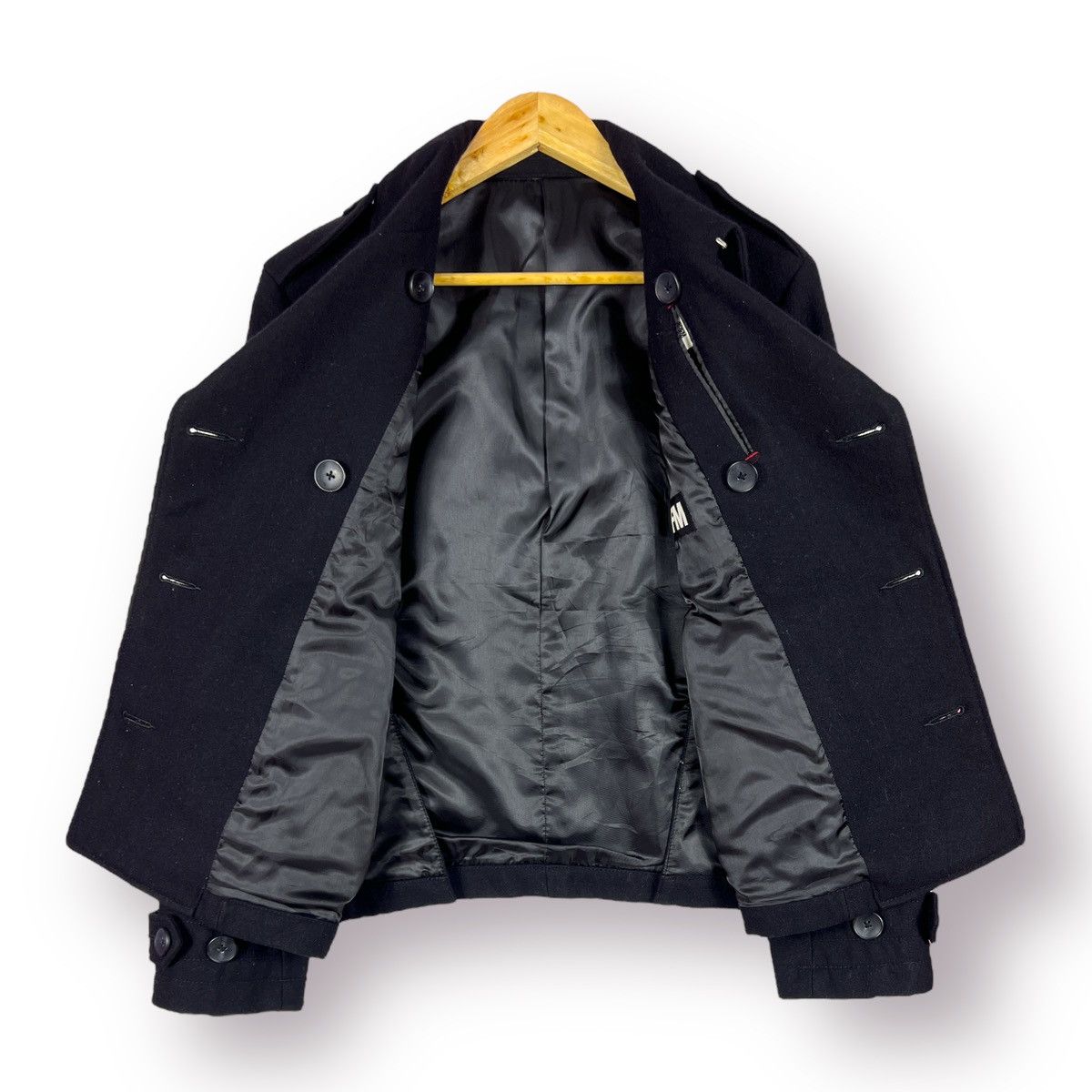 Japanese Brand 🔥 PPFM DOUBLE BREASTED COAT Size US M / EU 48-50 / 2 - 6 Thumbnail