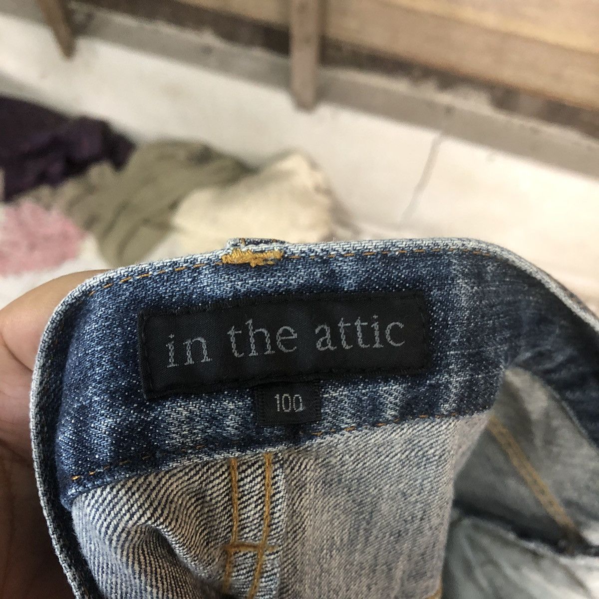 In The Attic In The Attic Blue Distressed Denim Pants #7320 Size US 38 / EU 54 - 21 Thumbnail