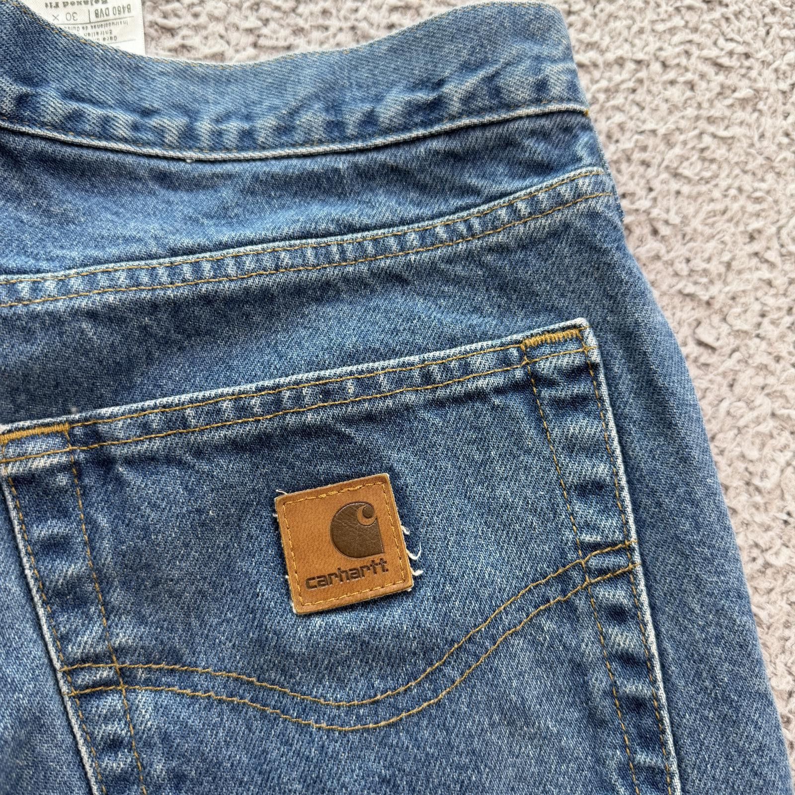 Carhartt Carhartt Relaxed Fit Denim Work Jeans 30x32 B460 DVB Paint Size US 30 / EU 46 - 8 Thumbnail