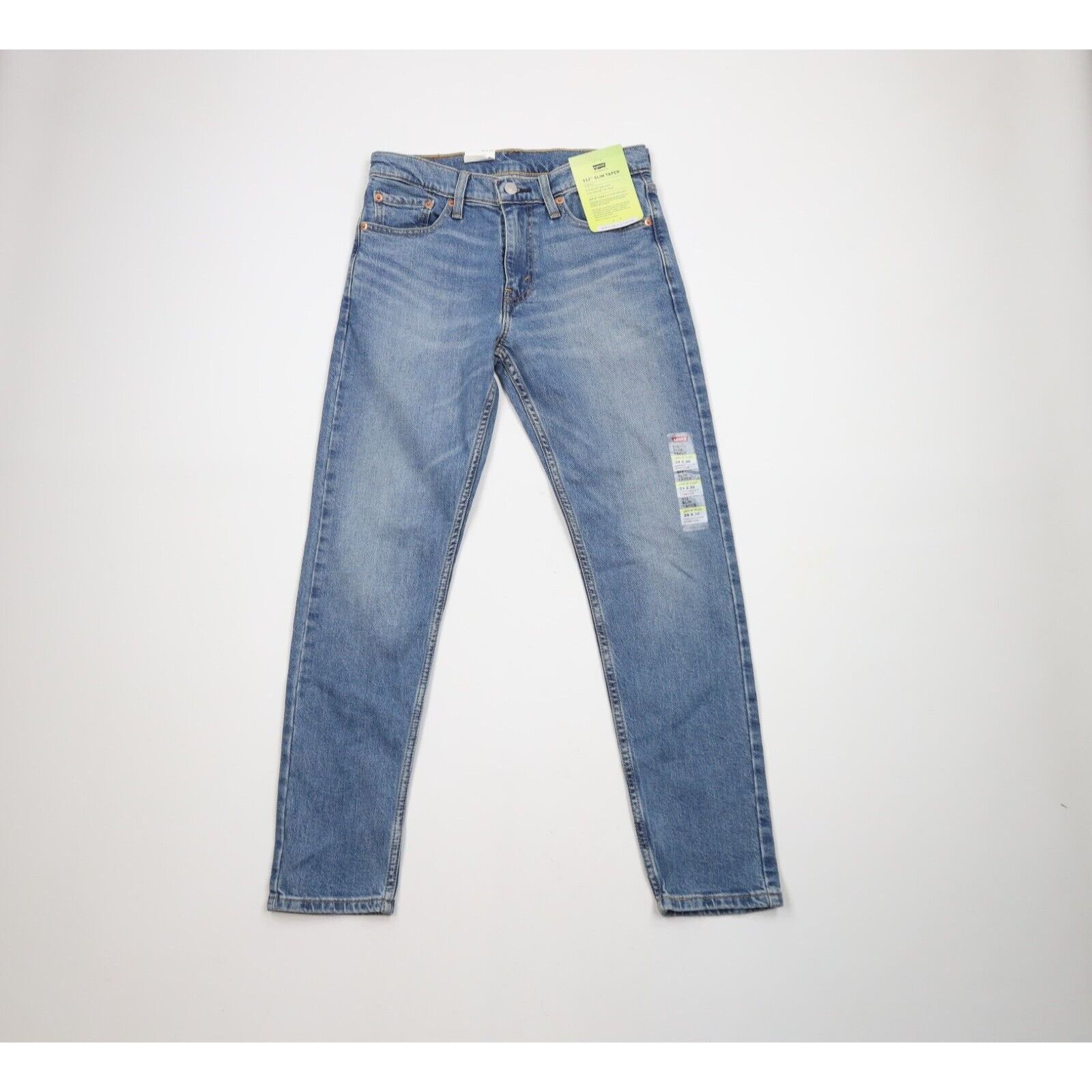Levi's New Levis 512 Stretch Slim Fit Tapered Leg Denim Jeans Size US 29 - 1 Thumbnail