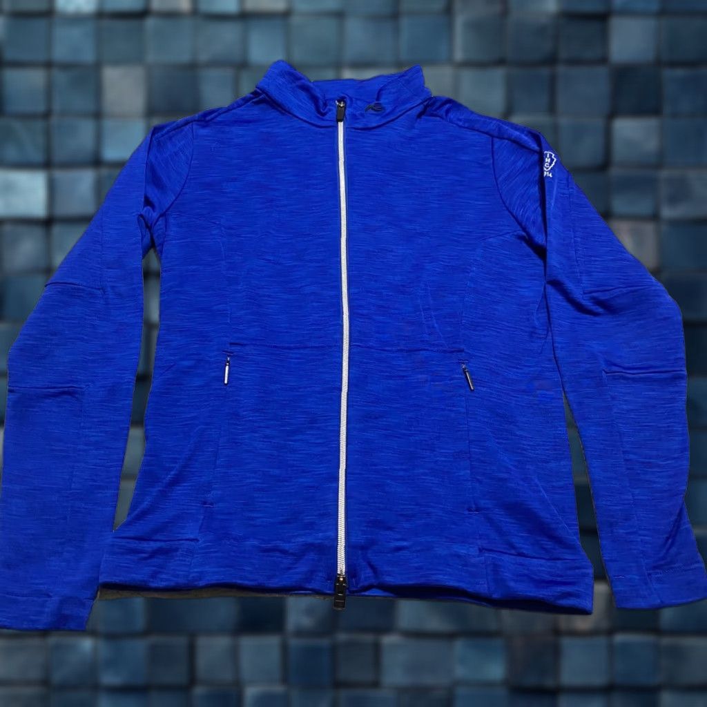 KJUS Kjus Womens Sweatshirt Jacket Blue Full Zip Long Sleeve Golf Pockets M Size M / US 6-8 / IT 42-44 - 1 Thumbnail