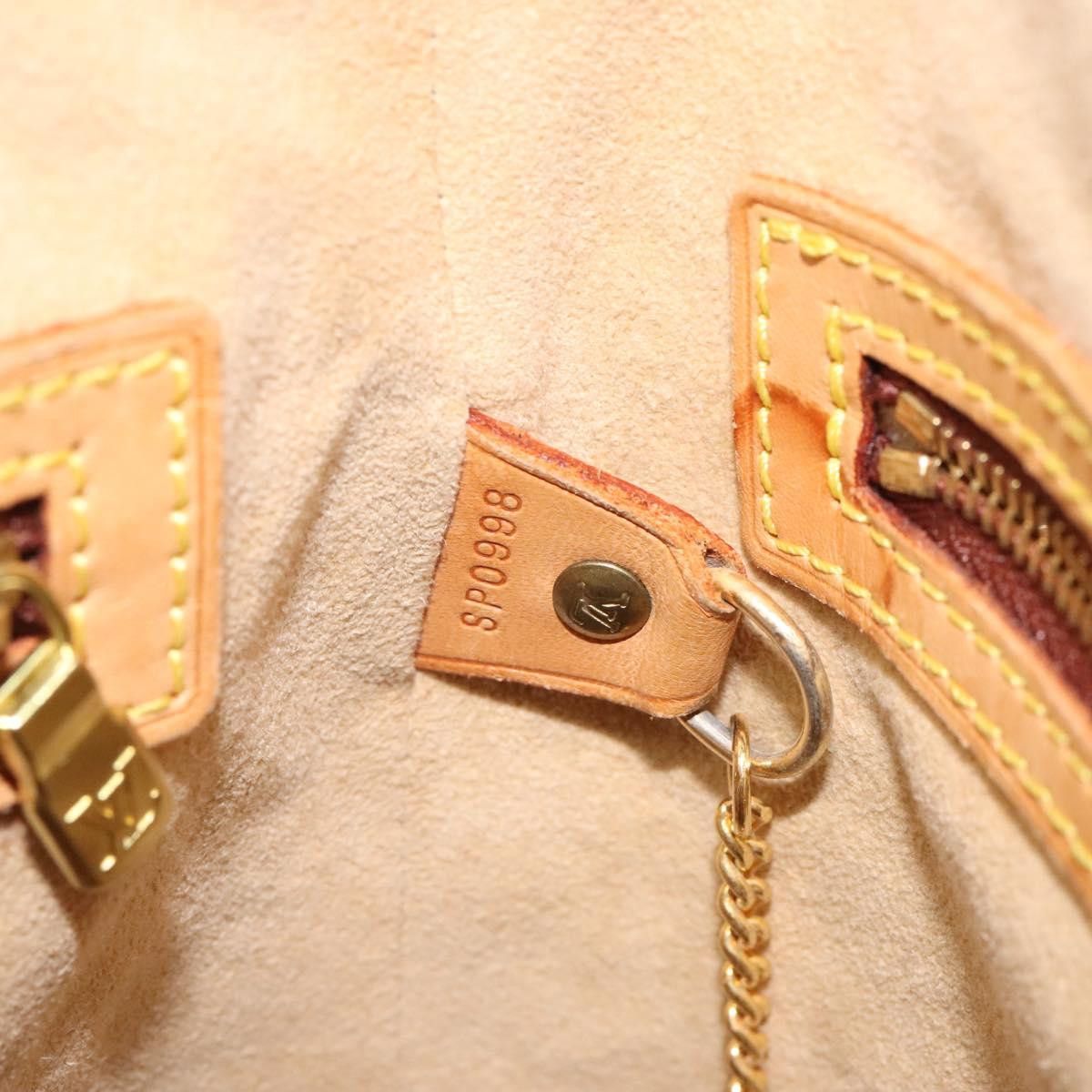 Louis Vuitton LOUIS VUITTON Nomad Leather Bucket PM Shoulder Bag Beige Size ONE SIZE - 12 Thumbnail