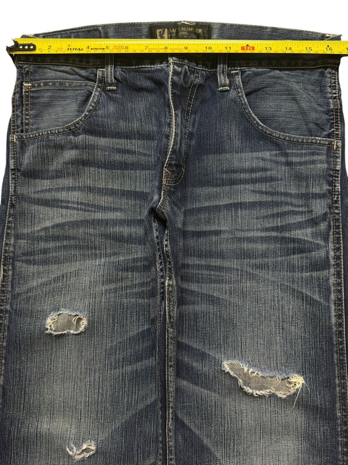 Hysteric Glamour Vintage Y2K Japanese Brand Faded Wash Whiskers Distressed Size US 32 / EU 48 - 8 Thumbnail