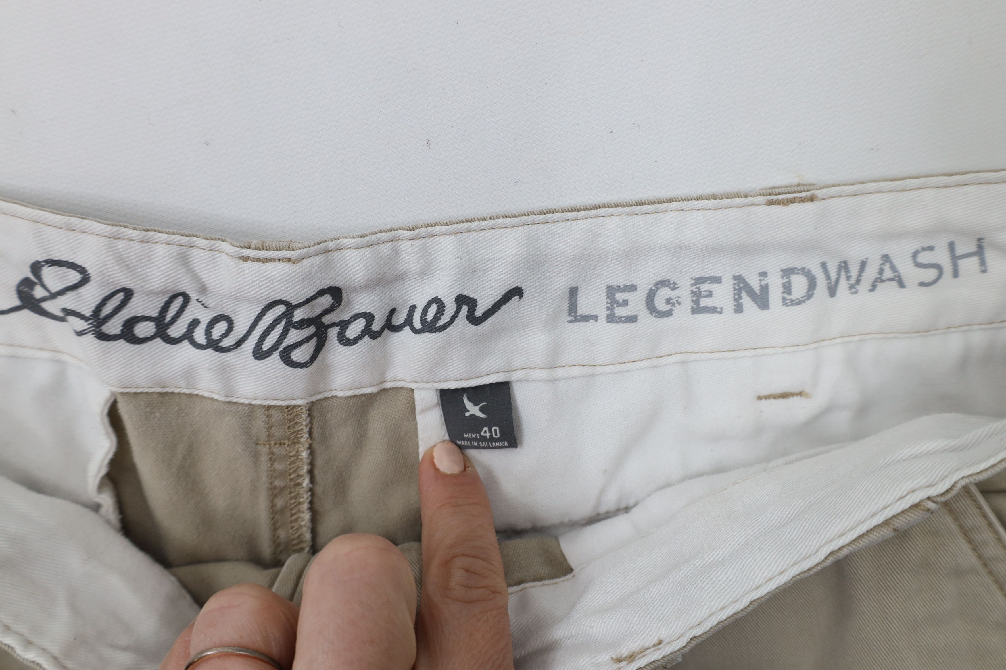 Eddie Bauer × Vintage Vintage Y2K Eddie Bauer Heavyweight Cargo Shorts Cotton Size US 40 / EU 56 - 7 Thumbnail