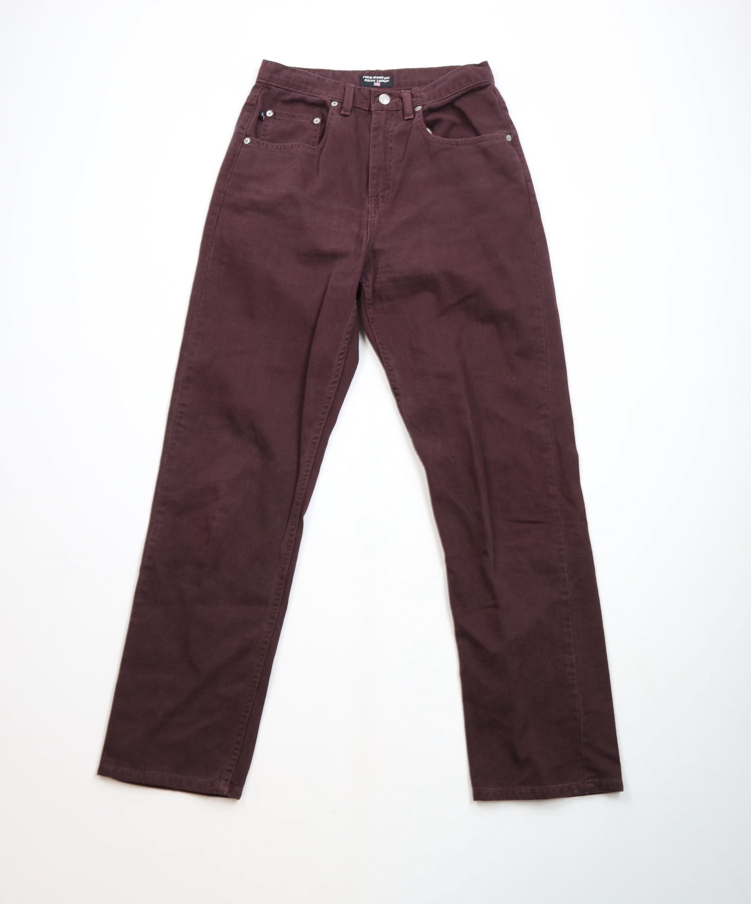 Ralph Lauren × Vintage Vintage 90s Ralph Lauren Relaxed Straight Leg Jeans Purple Size 32" / US 10 / IT 46 - 1 Thumbnail