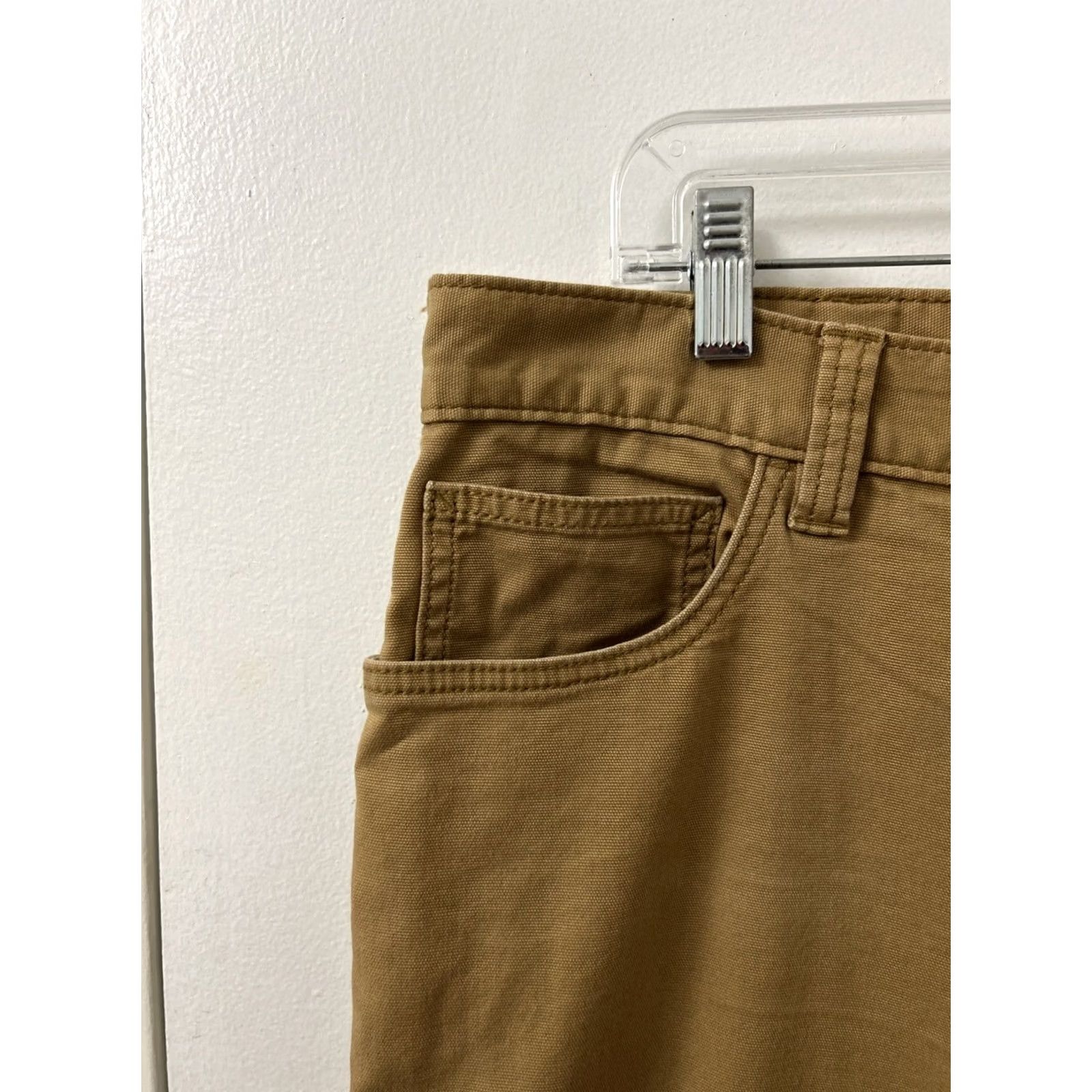 Carhartt Carhartt Work Pants Mens 38x30 Brown Rugged Flex Relaxed Fit Canvas BN2517-M Size US 38 / EU 54 - 4 Thumbnail