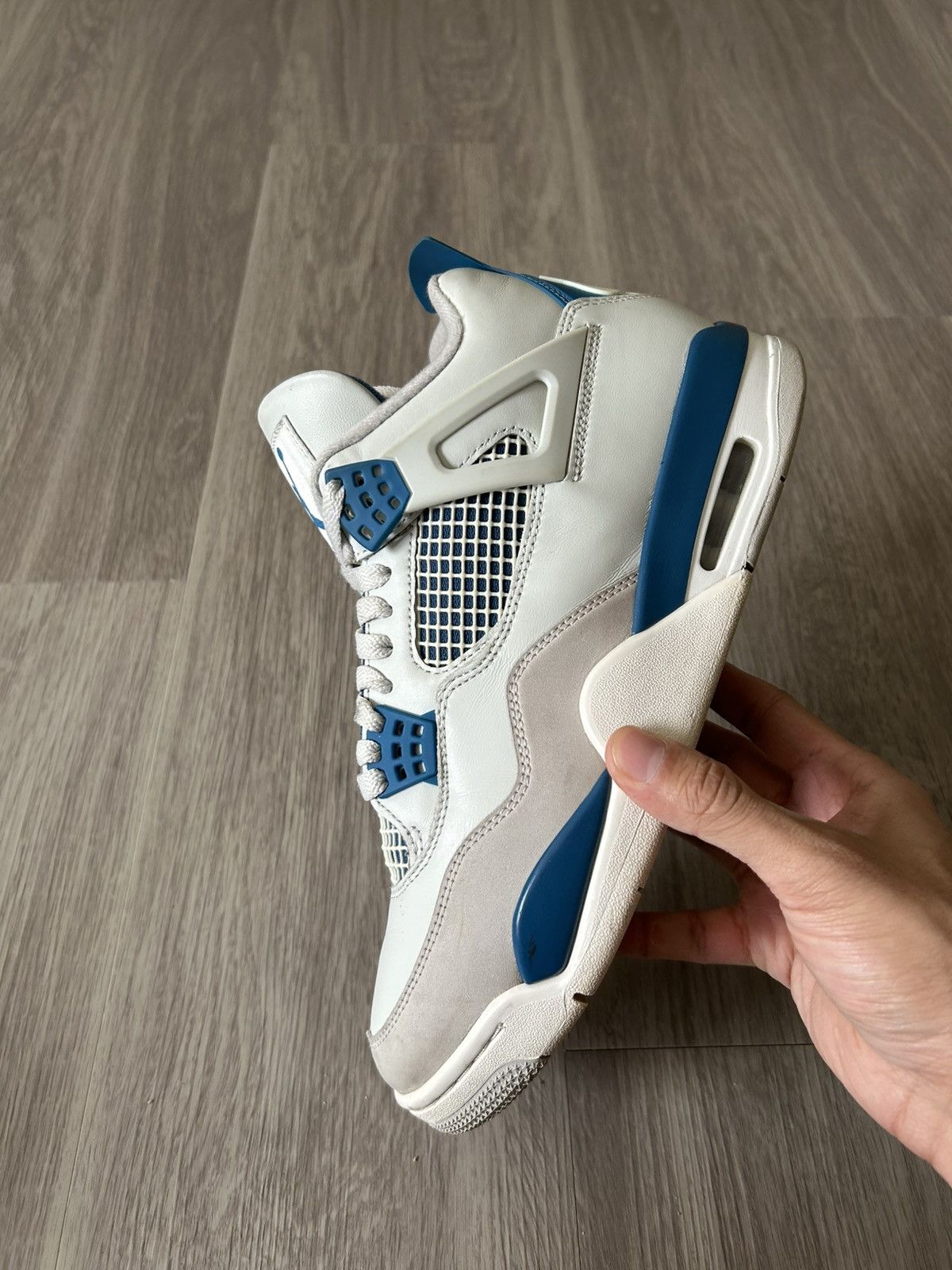 Jordan Brand Air Jordan Retro 4 Military Blue 2024 Size 9 Size US 9 / EU 42 - 12 Thumbnail