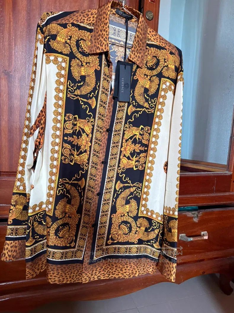 Versace Versace Mulberry silk shirt Size US M / EU 48-50 / 2 - 3 Thumbnail