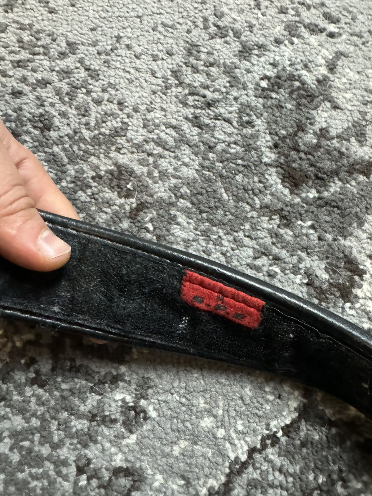 Vintage Vintage Y2K Dutch Army Black SPE Duty Leather Opium Belt Size ONE SIZE - 7 Thumbnail