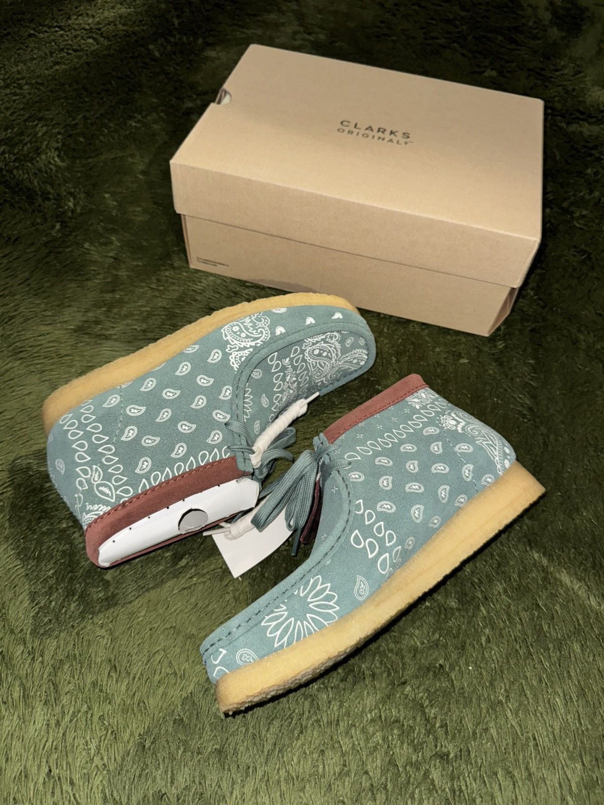 Clarks [UK 8] Clarks Wallabee Boot Paisley Green Size US 8.5 / EU 41-42 - 4 Thumbnail
