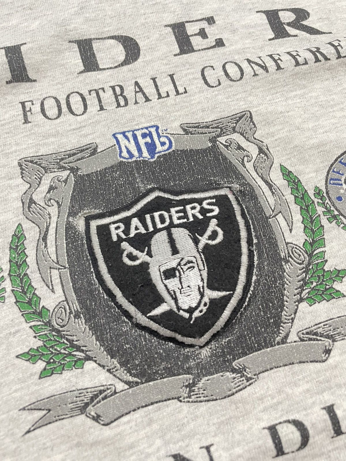 Nutmeg Vintage Raider Football Team NFL T-shirt Promo Size US L / EU 52-54 / 3 - 3 Thumbnail