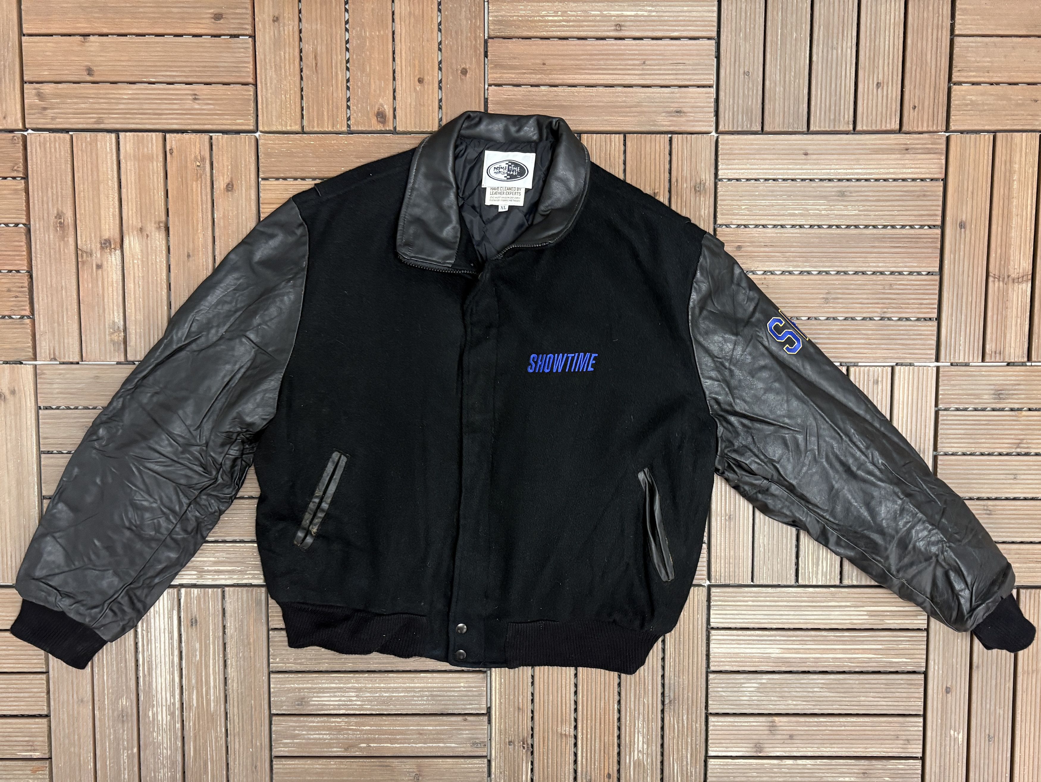 Vintage Showtime Championship Boxing Vintage Black Varsity Jacket Size US XL / EU 56 / 4 - 6 Thumbnail