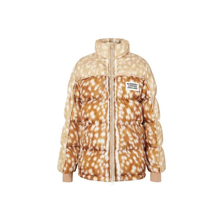 Burberry Burberry Barwick Deer Print Down Jacket for Women 0079 Size S / US 4 / IT 40 - 1 Thumbnail