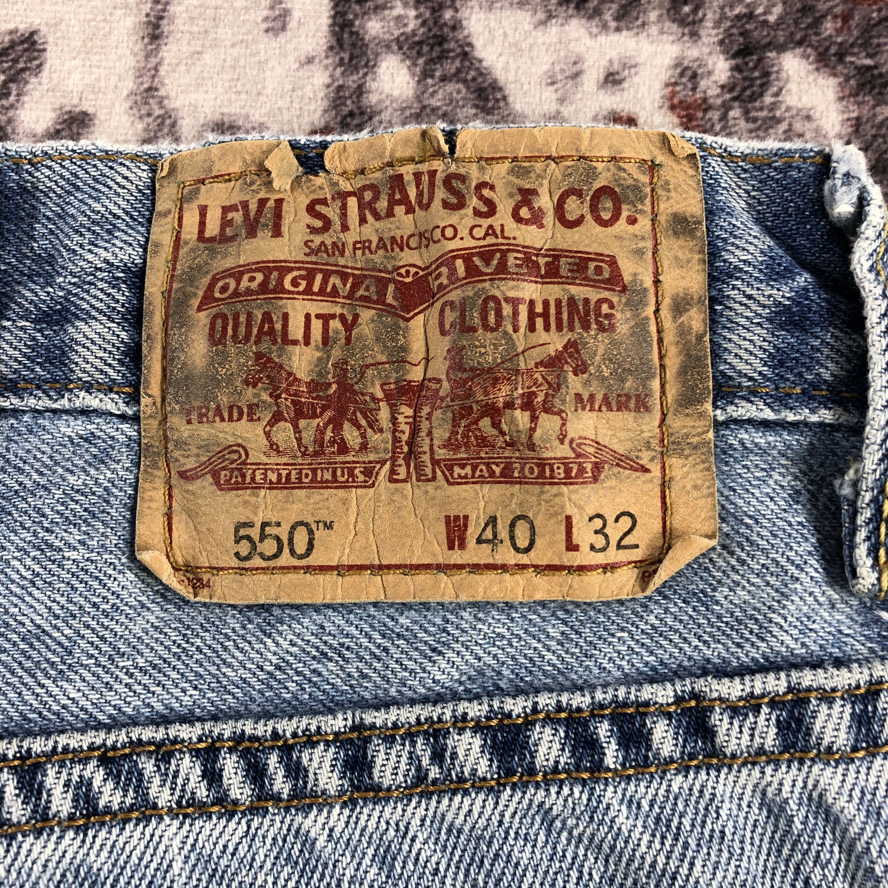Levi's × Vintage Vintage Blue Wash Levis 550 Jeans-JM2943 Size US 39 - 9 Thumbnail