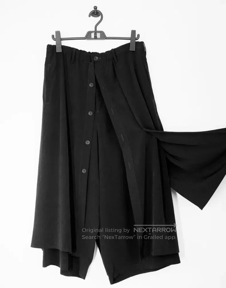 Yohji Yamamoto Yohji Yamamoto size 3 24ss triacetate hakama culottes pants Size 26" / US 2 / IT 38 - 3 Thumbnail