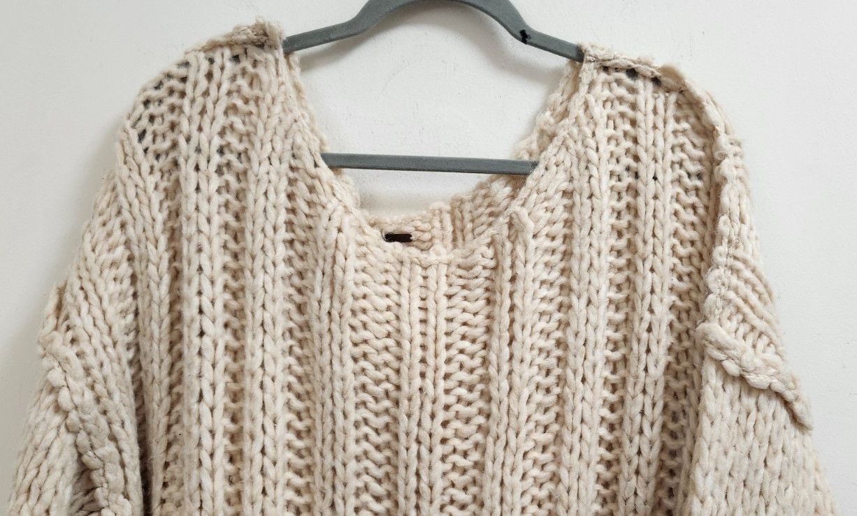 Free People Free People Be There All Over Knit Oversized Comfy Sweater Size S / US 4 / IT 40 - 3 Thumbnail