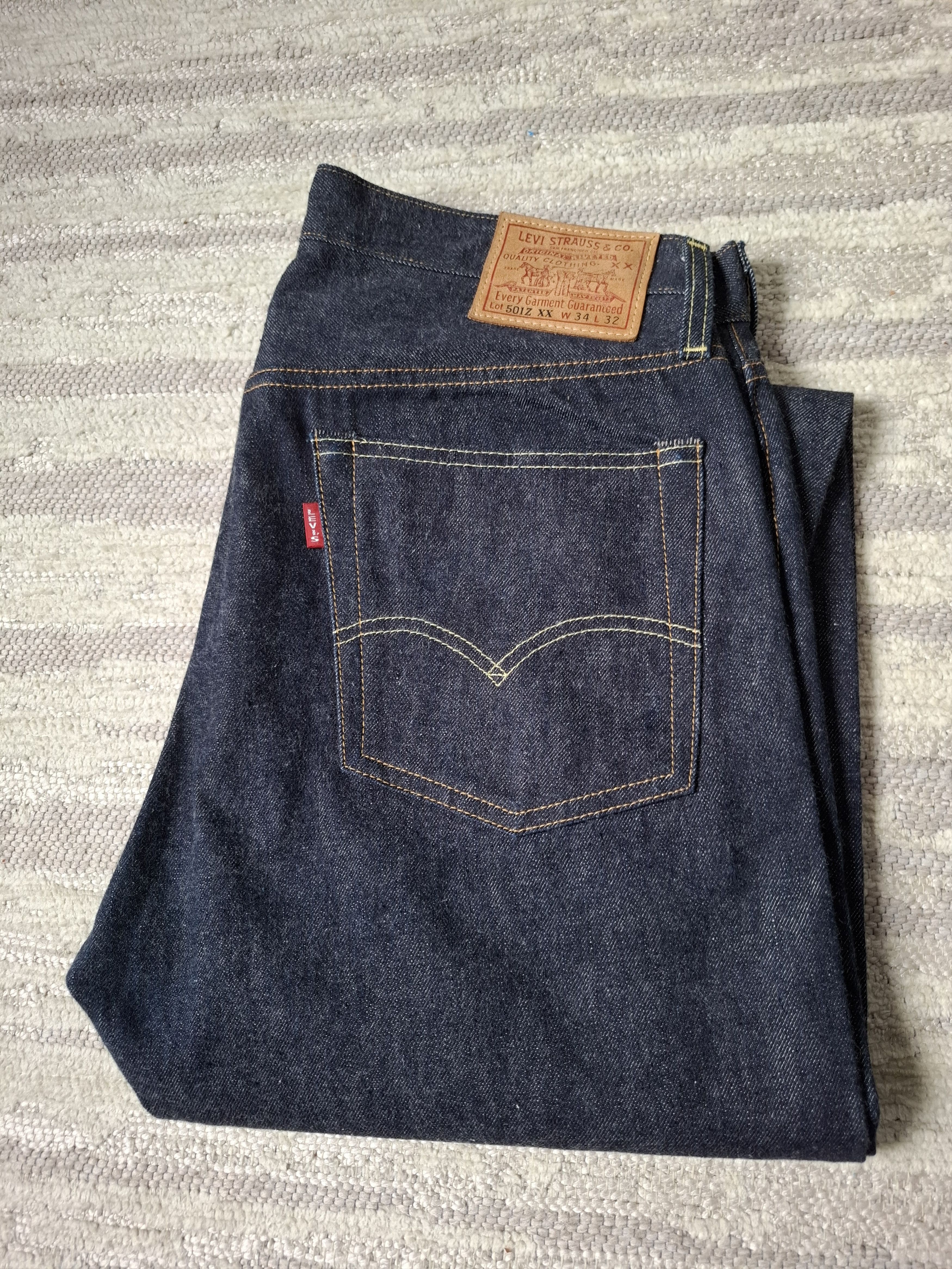 Levi's 1954 501Z XX® W34 L32 未使用 New Levi's Vintage Clothing 501Z XX 1954 Selvedge 31x32 Made