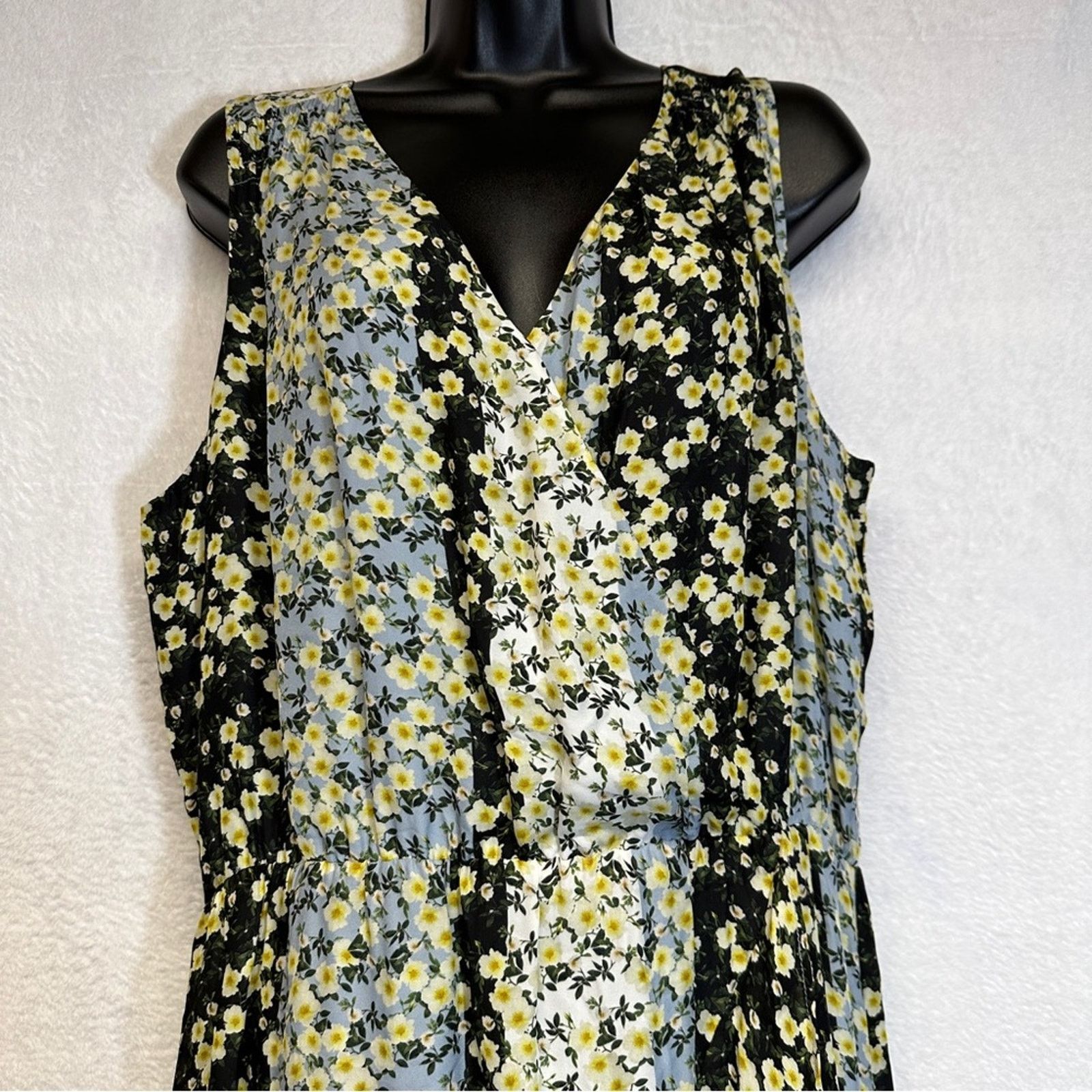 Parker Parker Pippin Asymmetrical Hem Sleeveless Floral Midi Dress Size XL / US 12-14 / IT 48-50 - 4 Thumbnail