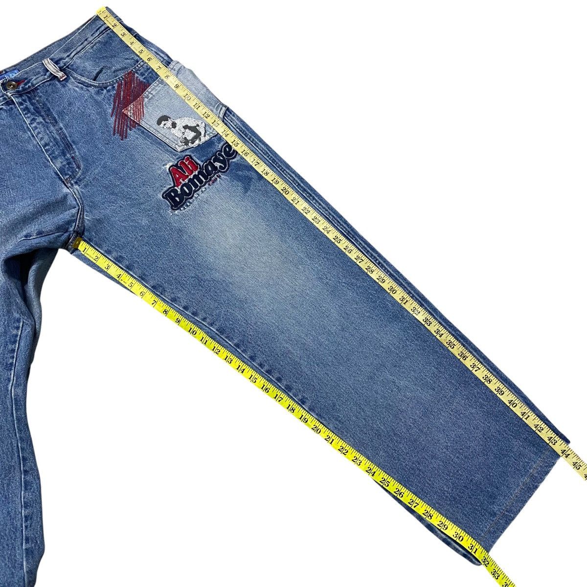 Fubu Vintage FUBU ALI BOMAYE Denim Baggy Jeans Size US 38 / EU 54 - 20 Thumbnail
