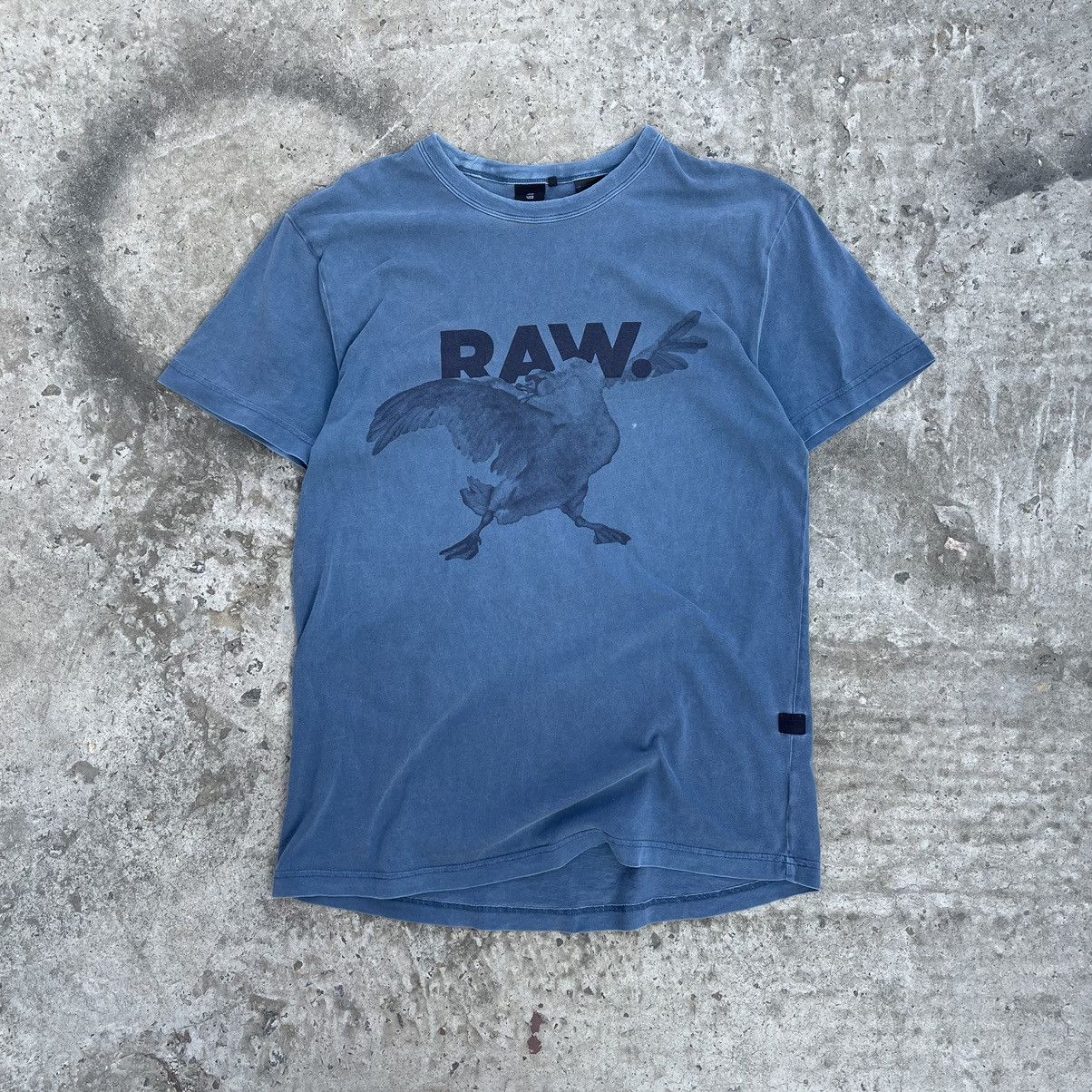 G-Star Vintage T-shirts G Star Raw Big Logo Y2K Style USA Size US M / EU 48-50 / 2 - 1 Thumbnail
