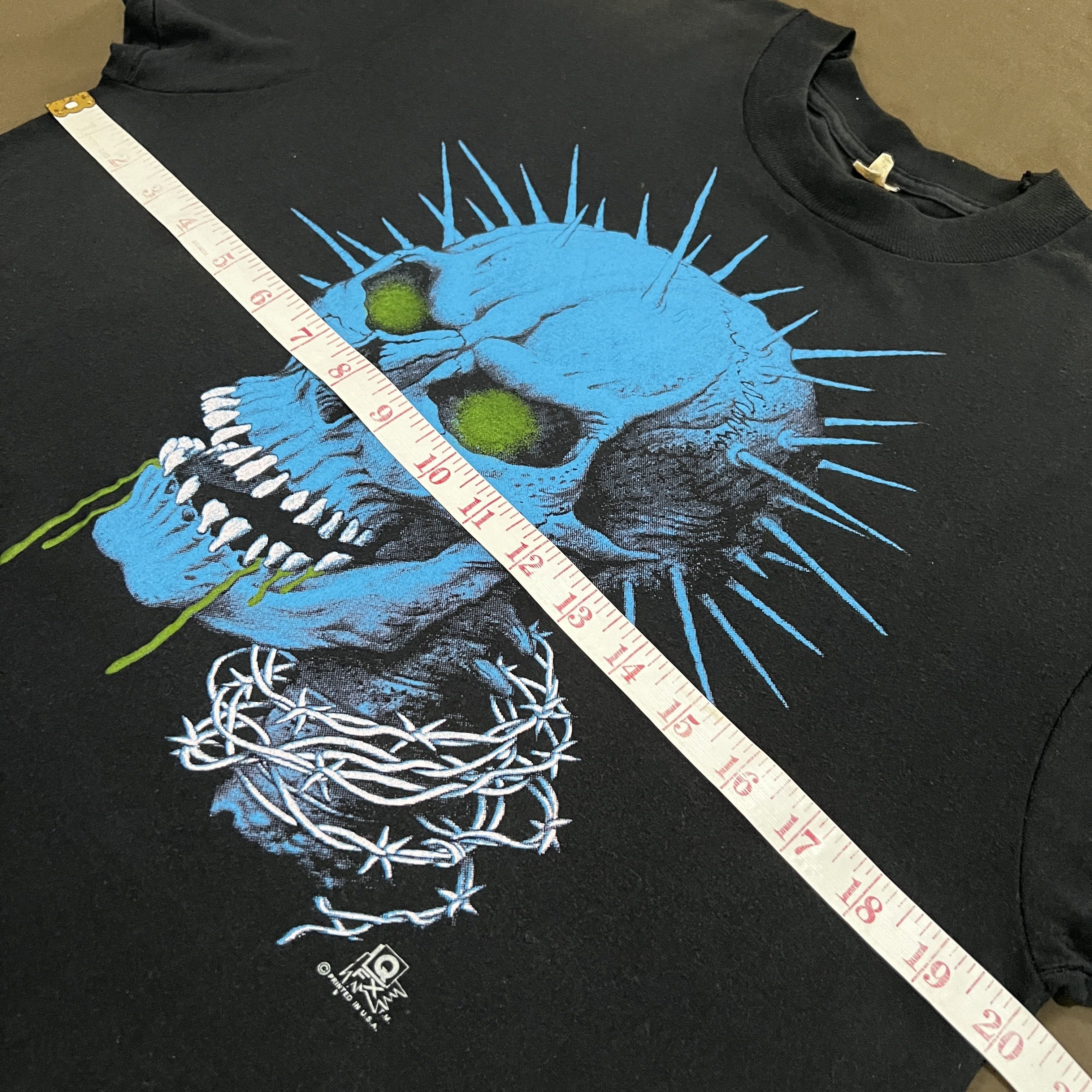 Seditionaries Vintage Screen Stars QFX Printed In USA Tee Skull postpunk Size US L / EU 52-54 / 3 - 7 Thumbnail