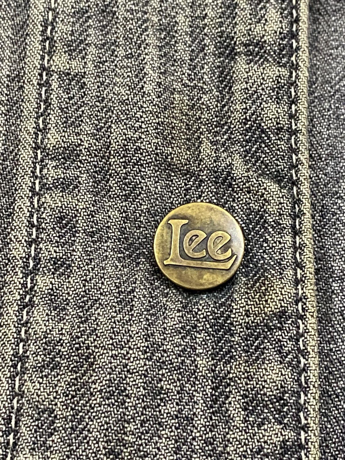 Lee Vtg 40s Lee Herringbone Work Jacket ( House Mark ) Size US M / EU 48-50 / 2 - 13 Thumbnail