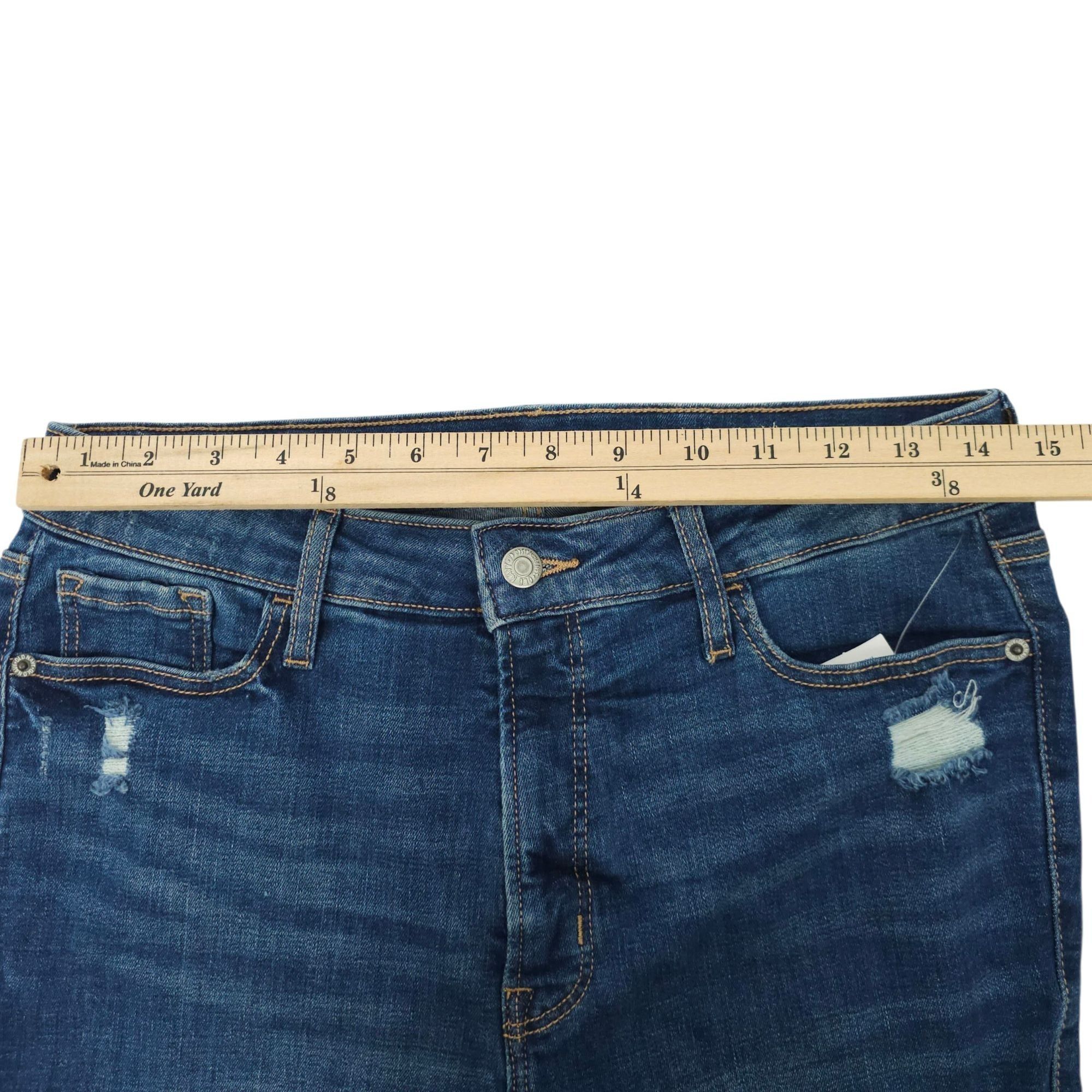 Old Navy Old Navy Extra HIgh Rise Rockstar Super Skinny Crop Jean 10P Size 29" - 3 Thumbnail