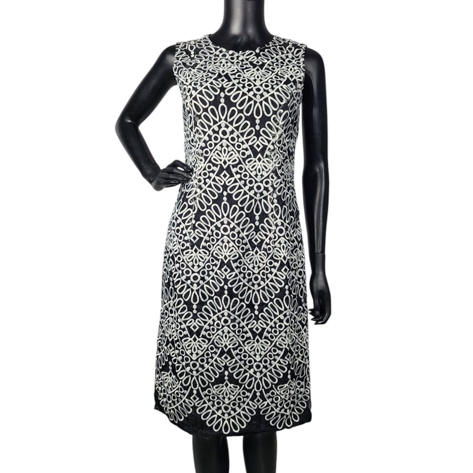 Prabal Gurung Prabal Gurung Sleeveless Sheath Jewel-Neck Slim Dress Size 4 Size S / US 4 / IT 40 - 1 Thumbnail