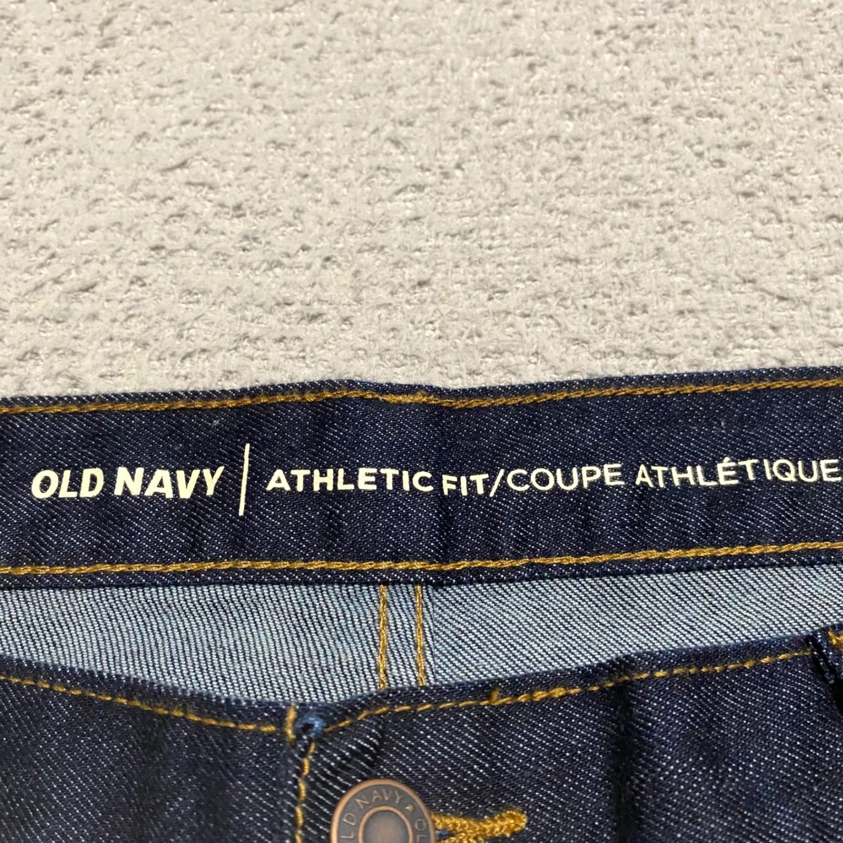 Old Navy Old Navy Jeans Blue Denim Dark Wash 40x36 NWT Mens Straight Mid Rise 5-Pocket Denim Cotton Size US 40 / EU 56 - 3 Thumbnail