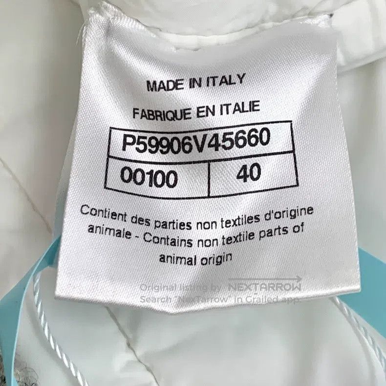 Chanel Chanel Forest Series White Rolled Round-neck Single-breast Size S / US 4 / IT 40 - 6 Thumbnail