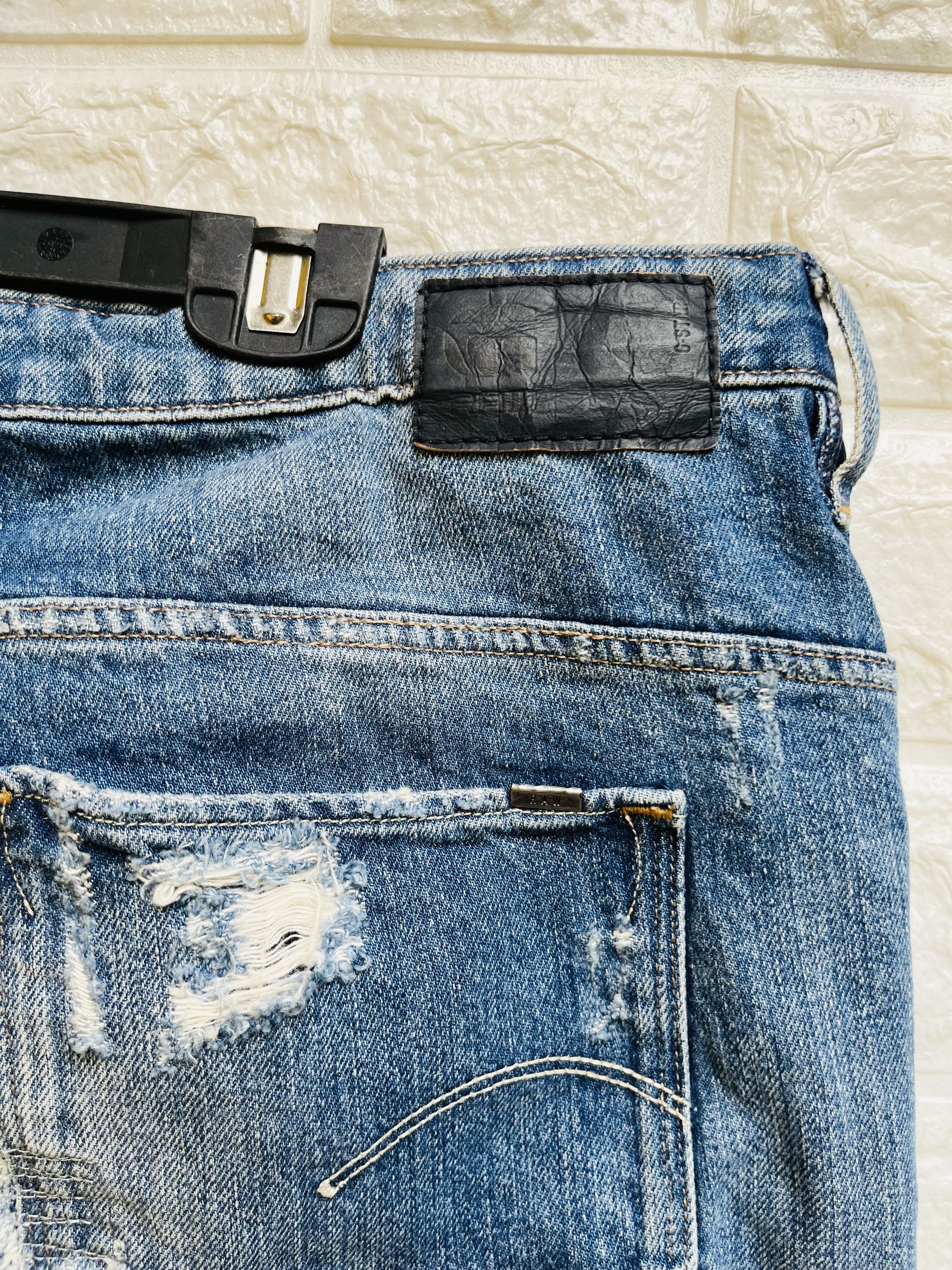 G-Star × Japanese Brand Vintage G-Star Raw Distressed Japan Designer Fashion Style Size US 32 / EU 48 - 7 Thumbnail