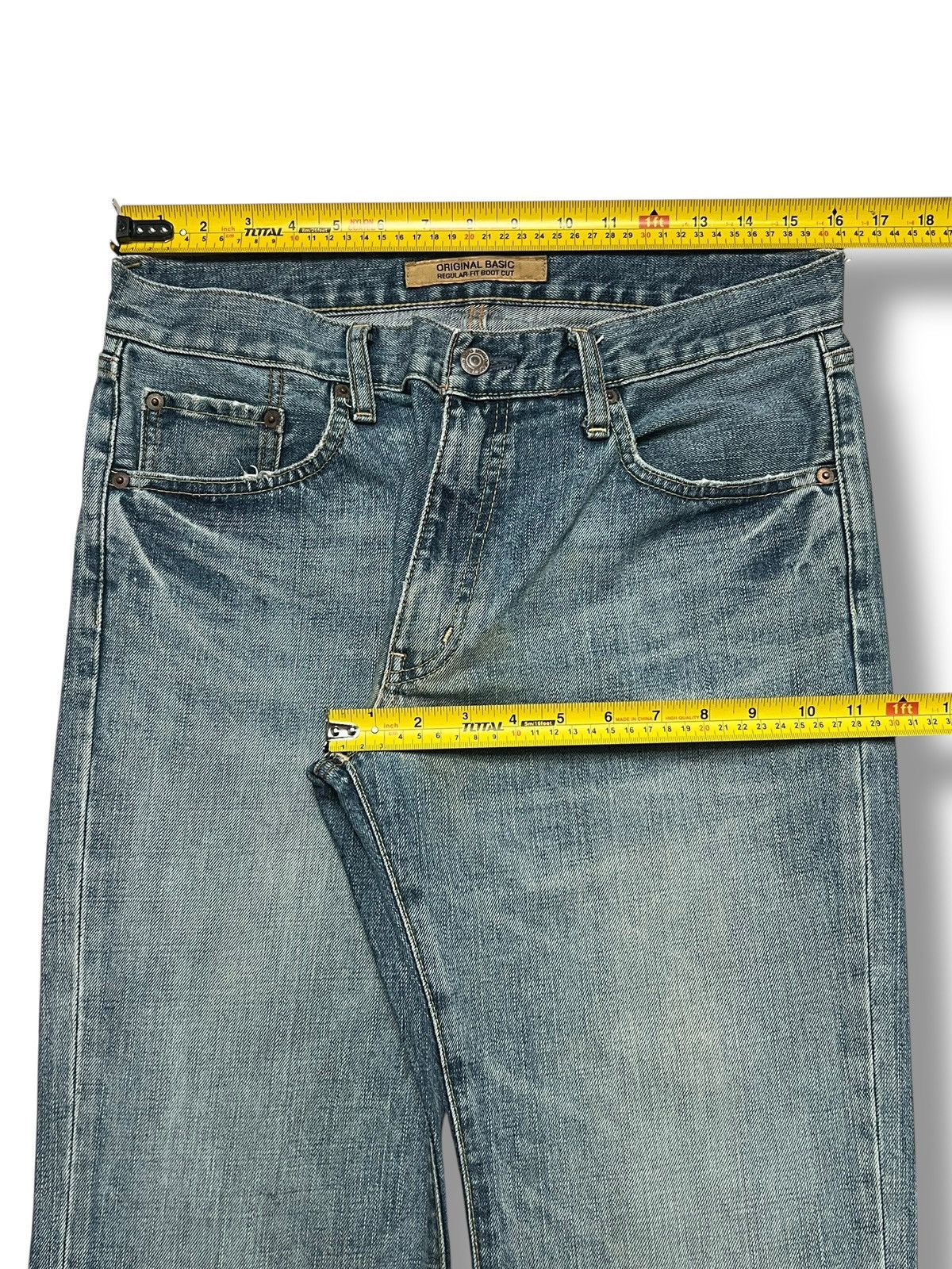 Uniqlo Bootcut Vintage Uniqlo B-002 Japan - Faded Wash Jeans Size US 32 / EU 48 - 16 Thumbnail