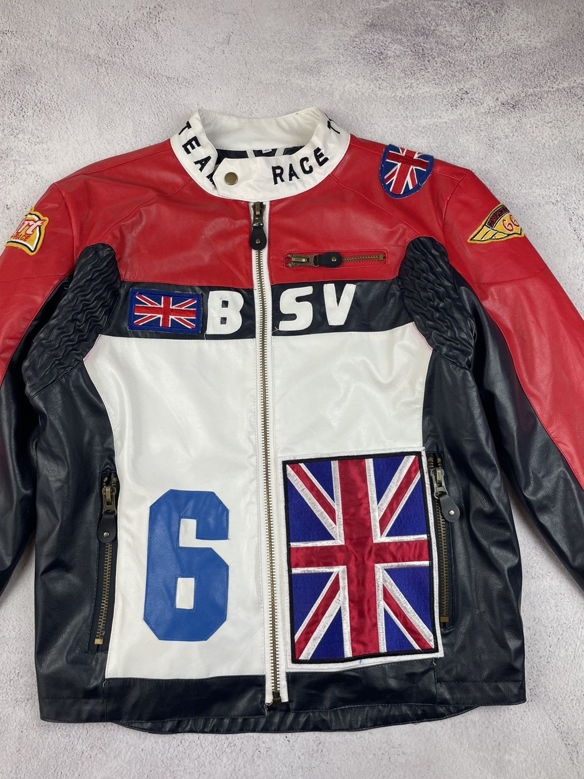 NASCAR × Vintage Vintage BSV England Motor Racing Team Jacket Size 46 Size US S / EU 44-46 / 1 - 3 Thumbnail