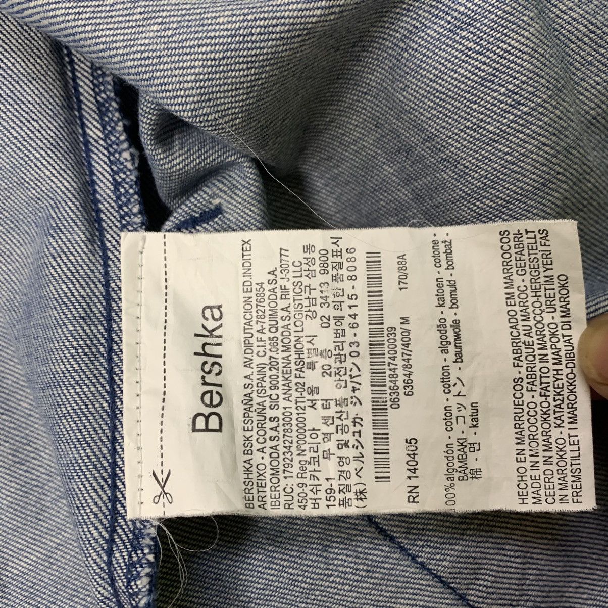 Bershka BERSHKA LONG JACKET DENIM Size US M / EU 48-50 / 2 - 15 Thumbnail
