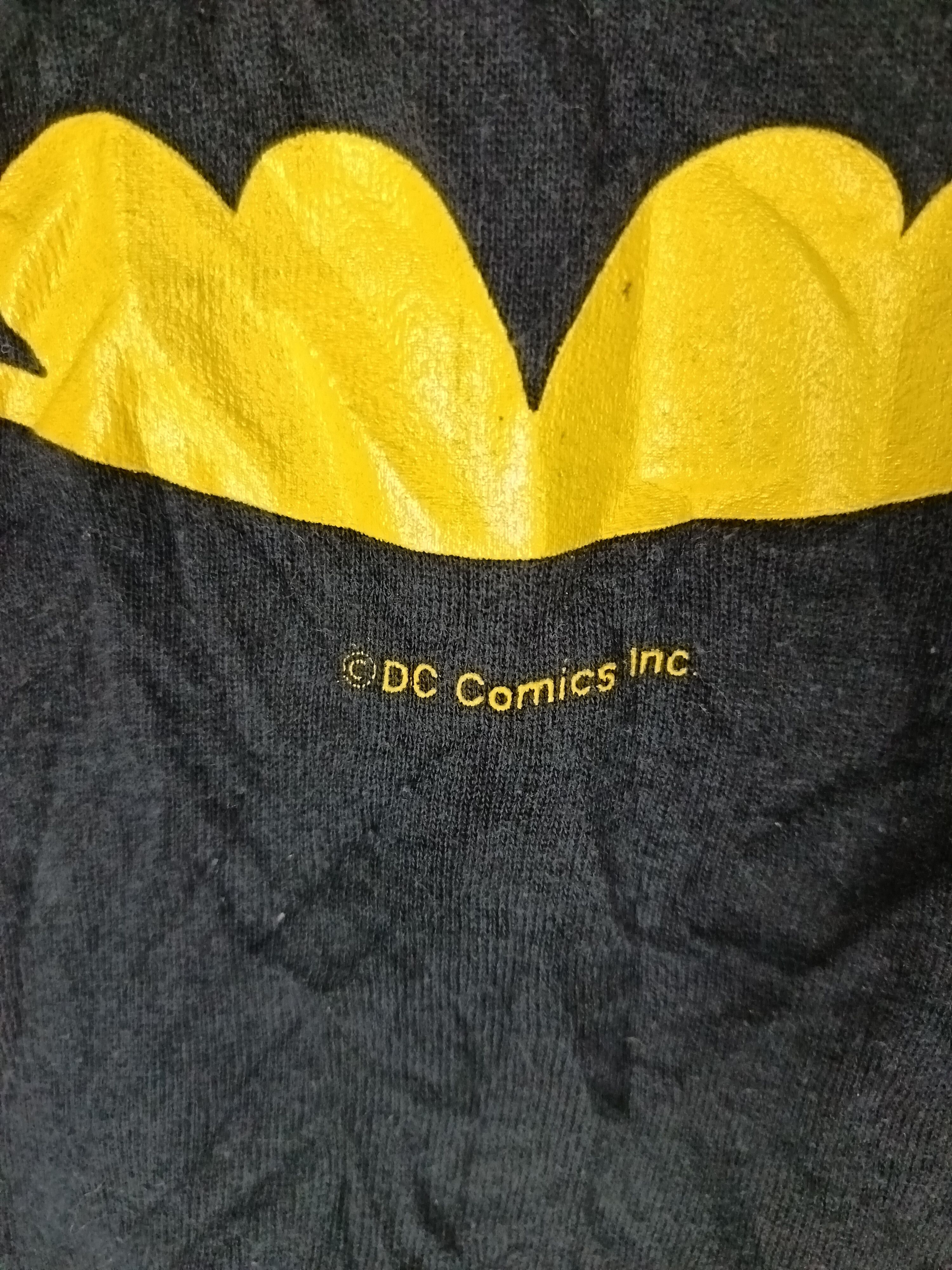 DC Comics Vintage 80's Batman Logo Sweatshirt Rare Size US M / EU 48-50 / 2 - 3 Thumbnail