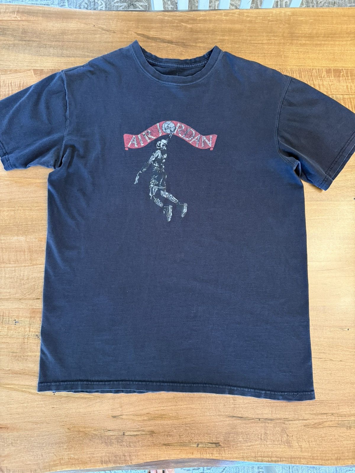 Nike Air jordan vintage graphic dunk t-shirt Size US L / EU 52-54 / 3 - 1 Thumbnail