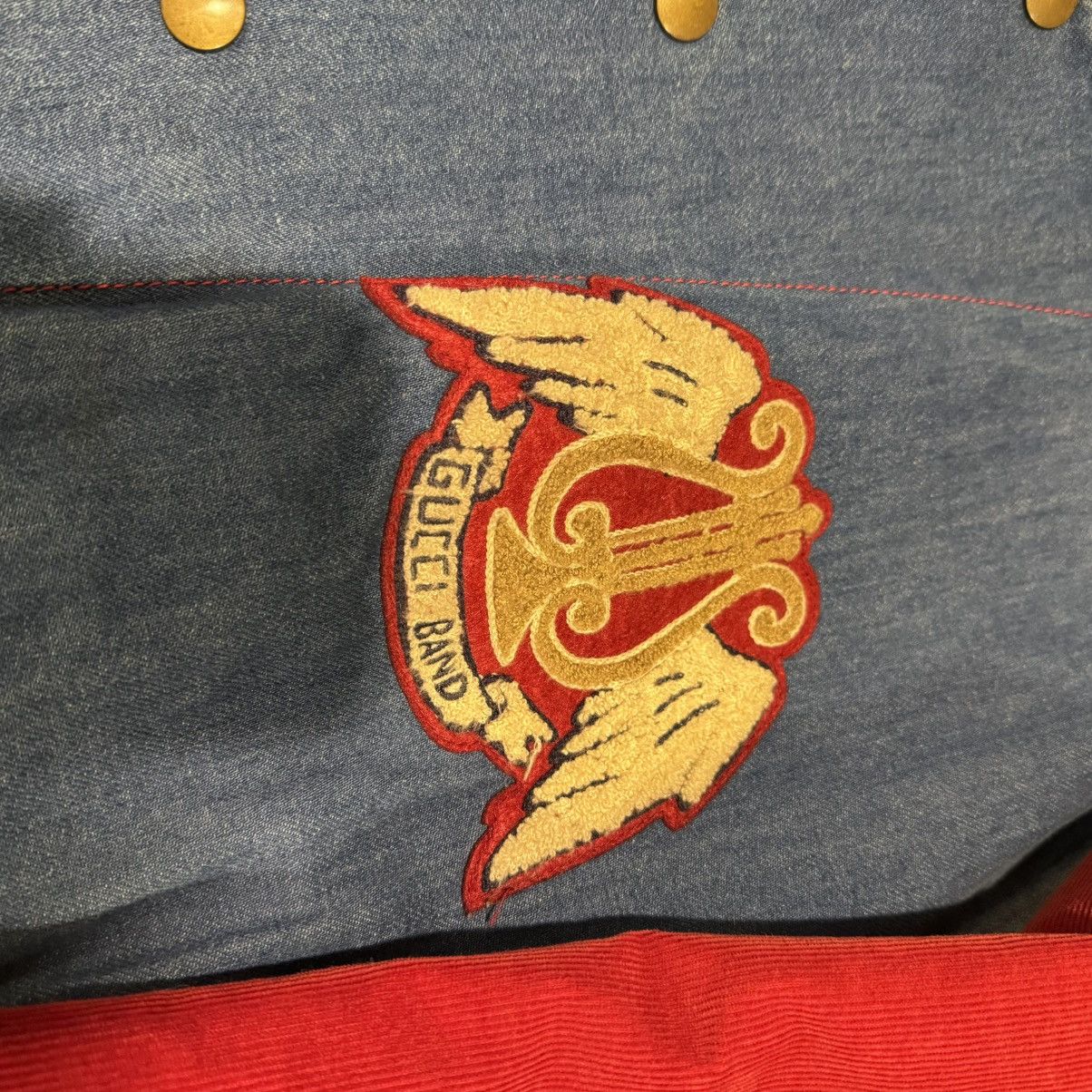 Gucci Gucci Band Denim Varsity Jacket Size US L / EU 52-54 / 3 - 2 Thumbnail