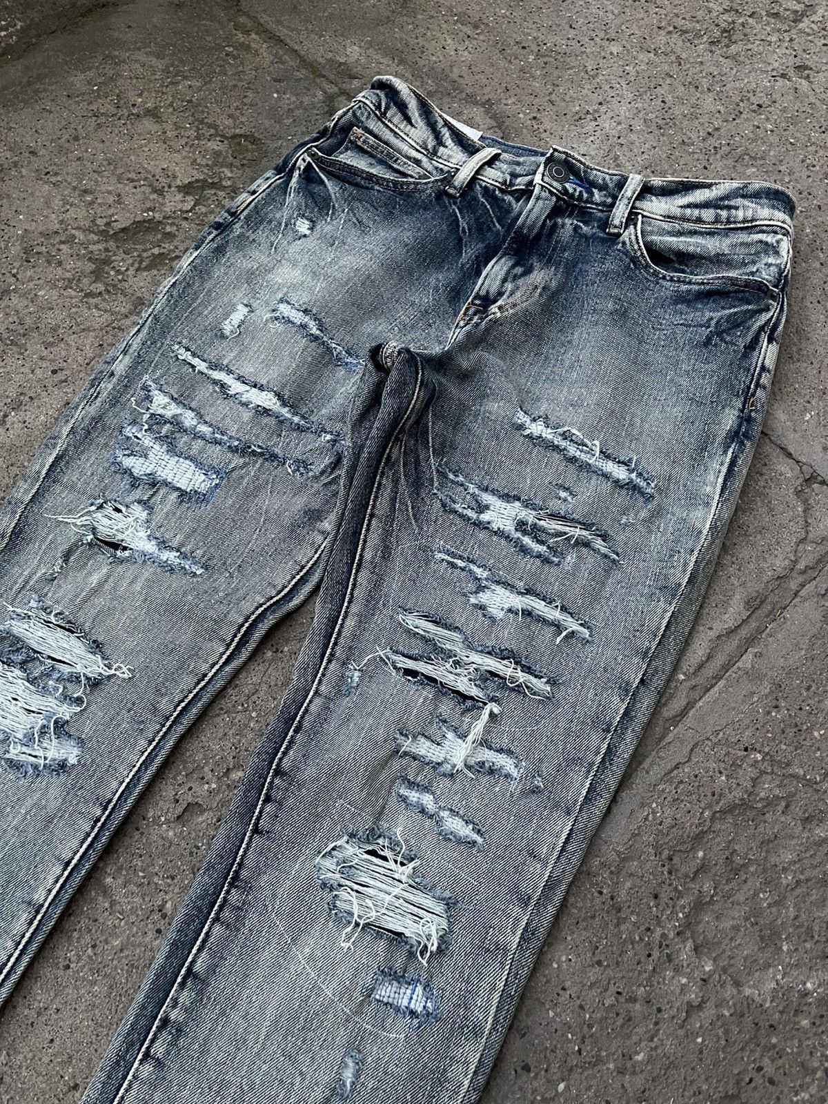 Vintage Vintage (Amiri Style) H&M Jeans Size US 31 - 3 Thumbnail