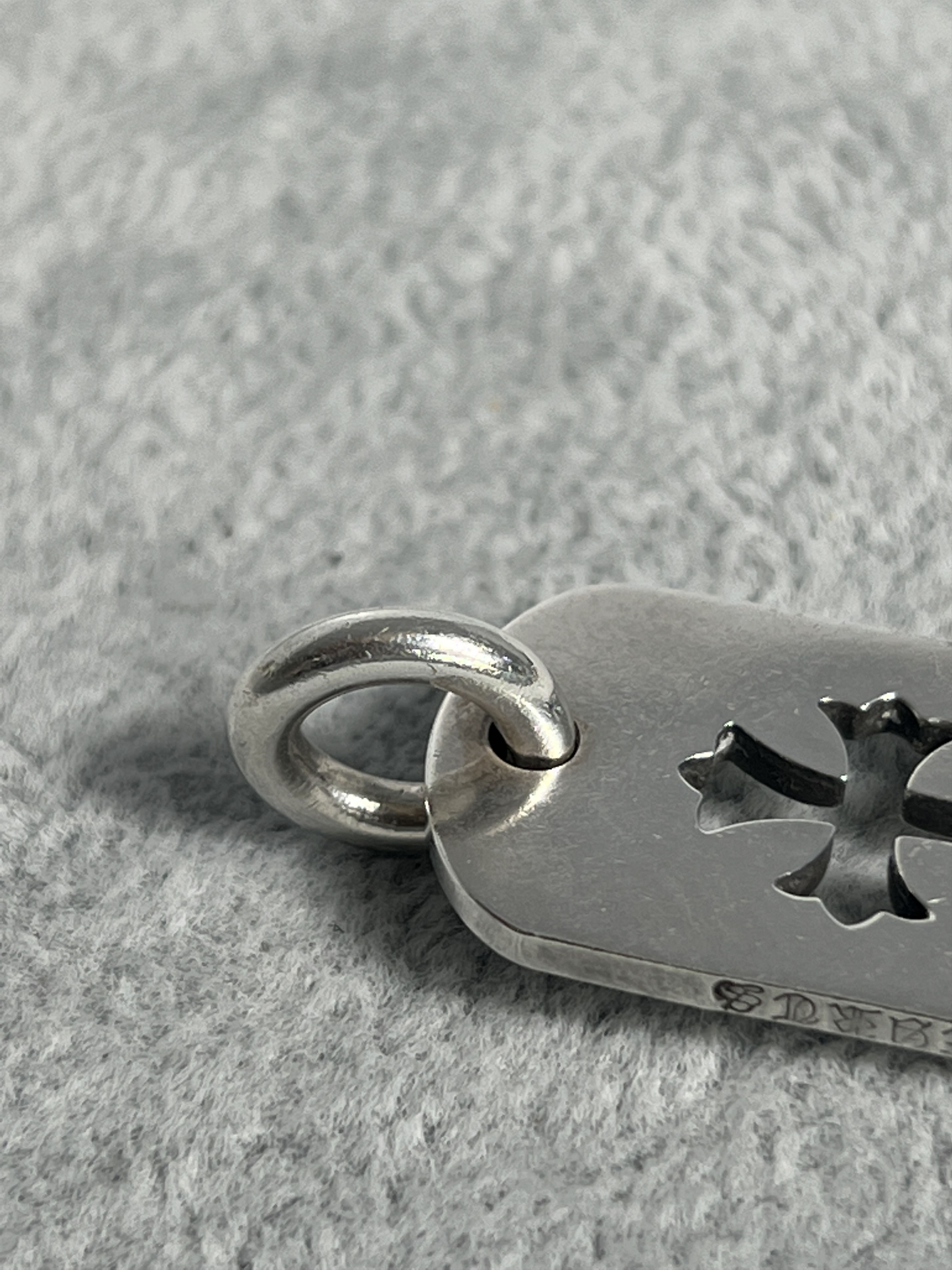 Chrome Hearts Chrome Hearts Cutout Cross Dog Tag Pendant Silver Size ONE SIZE - 7 Thumbnail