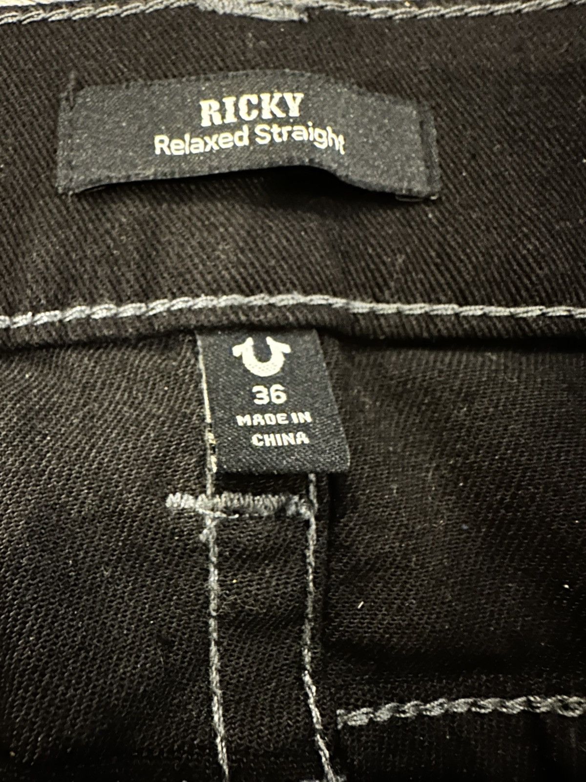 True Religion Black True Religion Jeans Size US 36 / EU 52 - 3 Thumbnail
