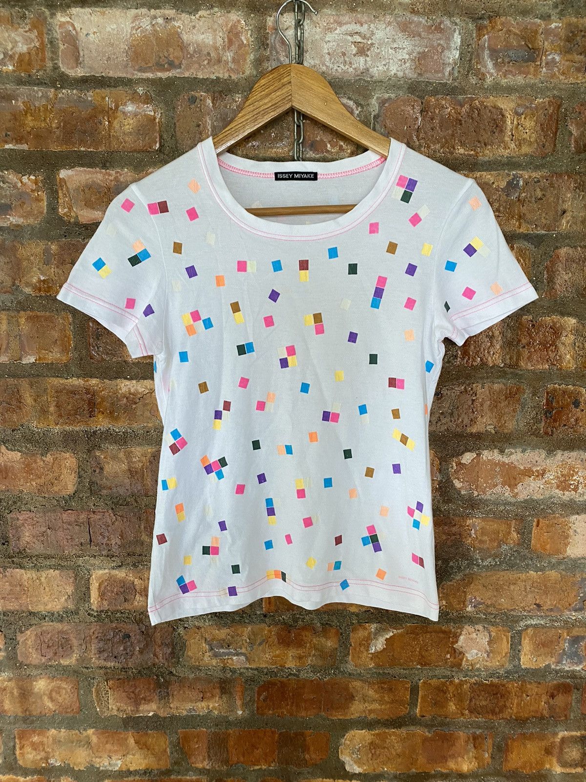 Issey Miyake Issey Miyake illusion abstract tee Size S / US 4 / IT 40 - 2 Thumbnail