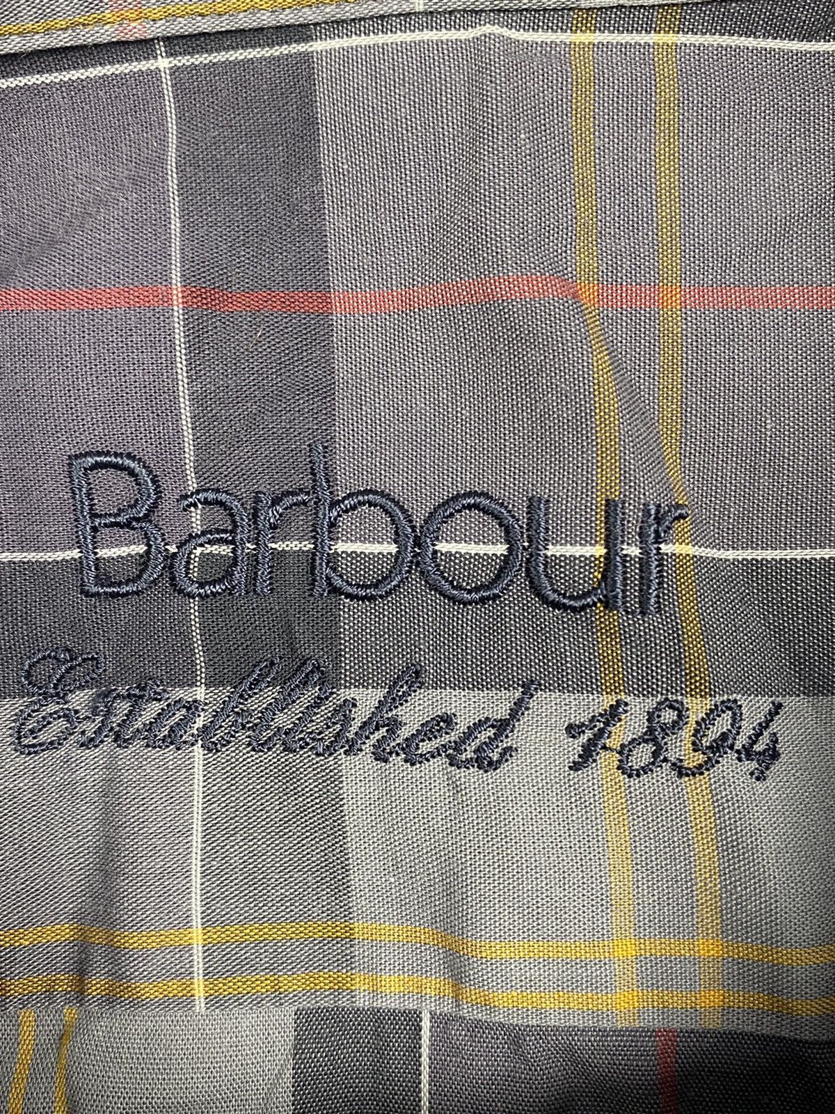 Barbour Barbour Designer Checkered Button Up Shirt Size US XL / EU 56 / 4 - 9 Thumbnail