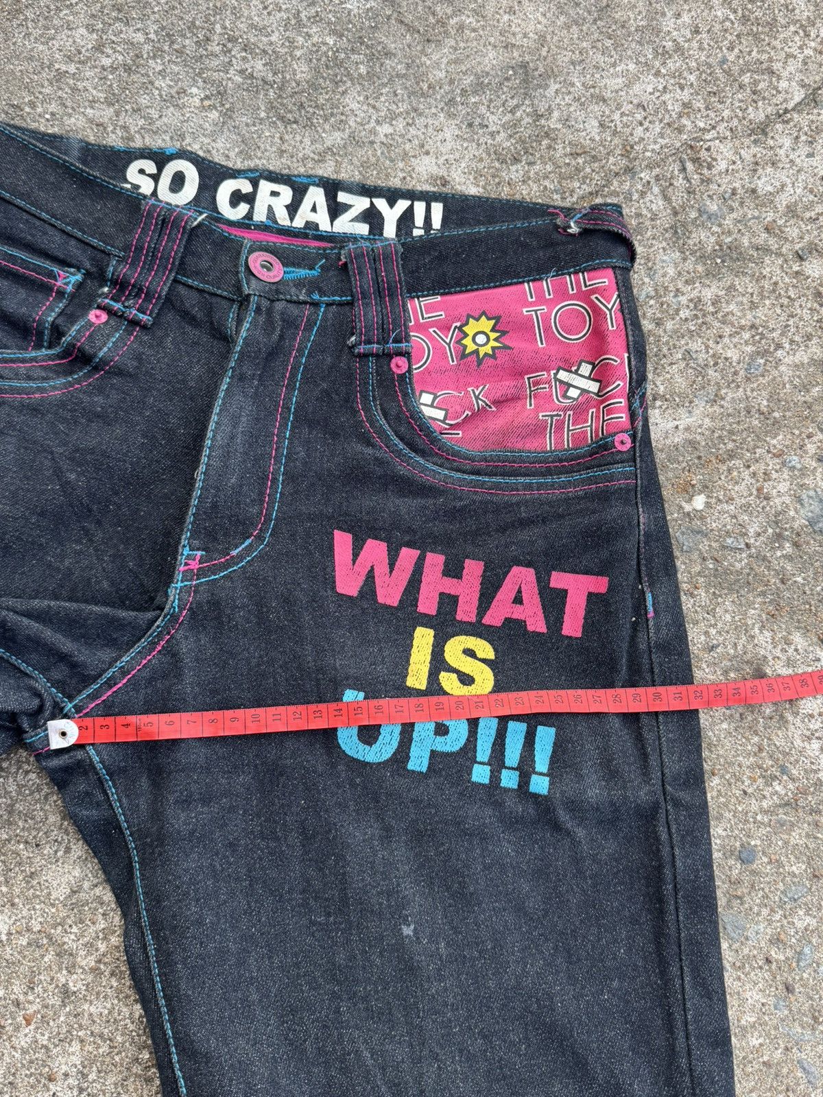 Hysteric Glamour So Crazy!!! Fuck The Toy Denim Hysteric Styled BBC Ice Cream Size US 30 / EU 46 - 11 Thumbnail